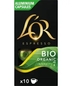 L'OR-Kaffeepads | Espresso Bio Organic 7 Kaffeekapseln | L'OR-Espressokapseln | L'OR-Espressopads | Insgesamt 1,8 Unzen