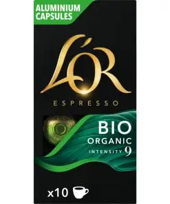 L'OR Kaffeepads | Espresso Bio Organic 9 Kaffeetassen | L'OR Espresso-Kapseln | L'OR Espresso-Pads | 1,8 Unzen insgesamt