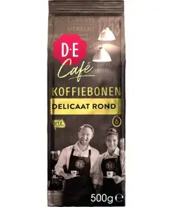 Douwe Egberts Kaffee | Café Delicate Round Kaffeebohnen | Kaffee Douwe Egberts | Niederländischer Kaffee | Insgesamt 17,6 Unzen