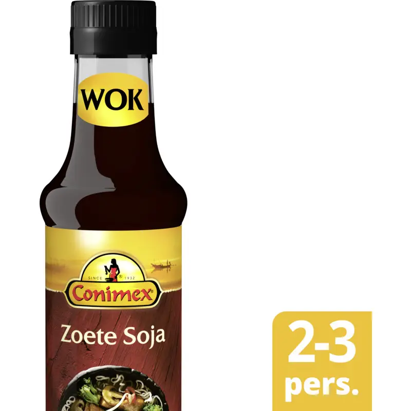 Conimex | Wok-Sauce Süße Soja | Indonesische Gewürzmischung | Conimex-Saucen | Insgesamt 6,1 Unzen