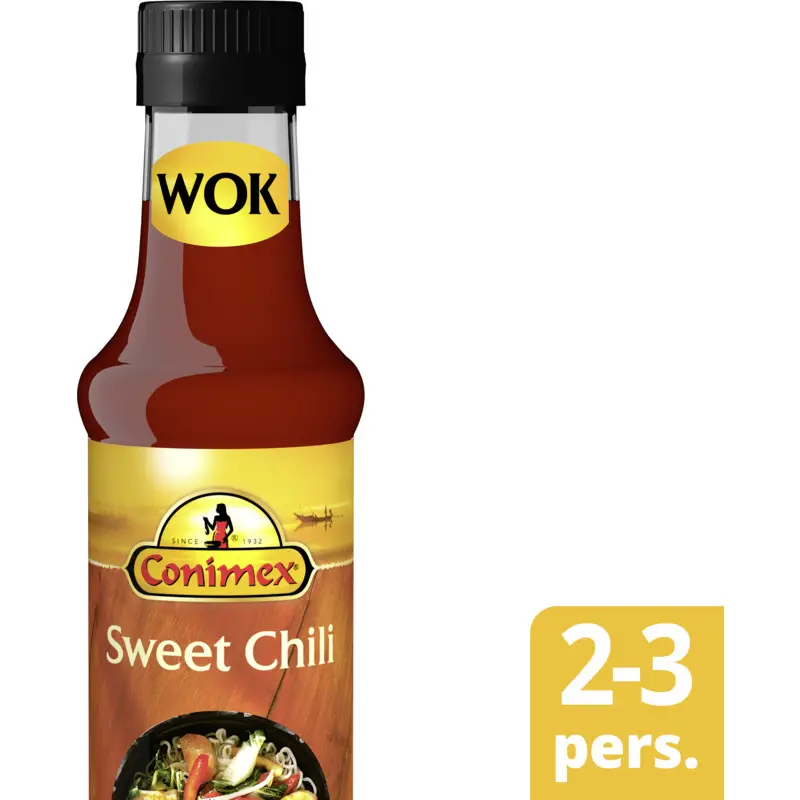 Conimex | Molho para Wok Pimenta Doce | Mistura de Especiarias Indonésias | Molhos Conimex | 6,1 onças no total