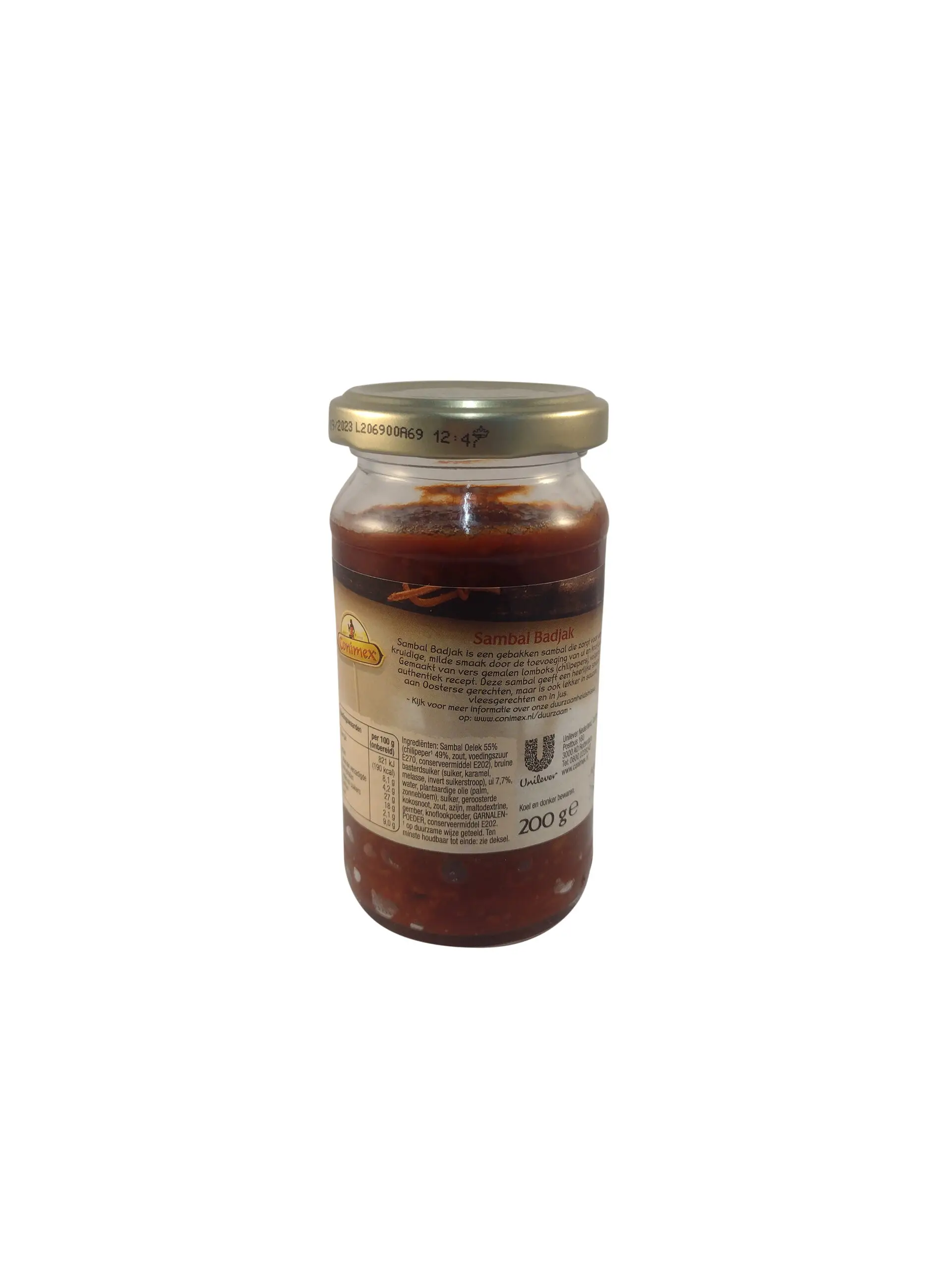 Conimex | Badjak Sambal | Mezcla de especias indonesias | Salsas Conimex | 7 onzas en total