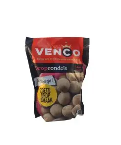 Réglisse Venco | Réglisse Venco Rounds | Réglisse hollandaise Venco | Réglisse hollandaise | 9,1 onces au total