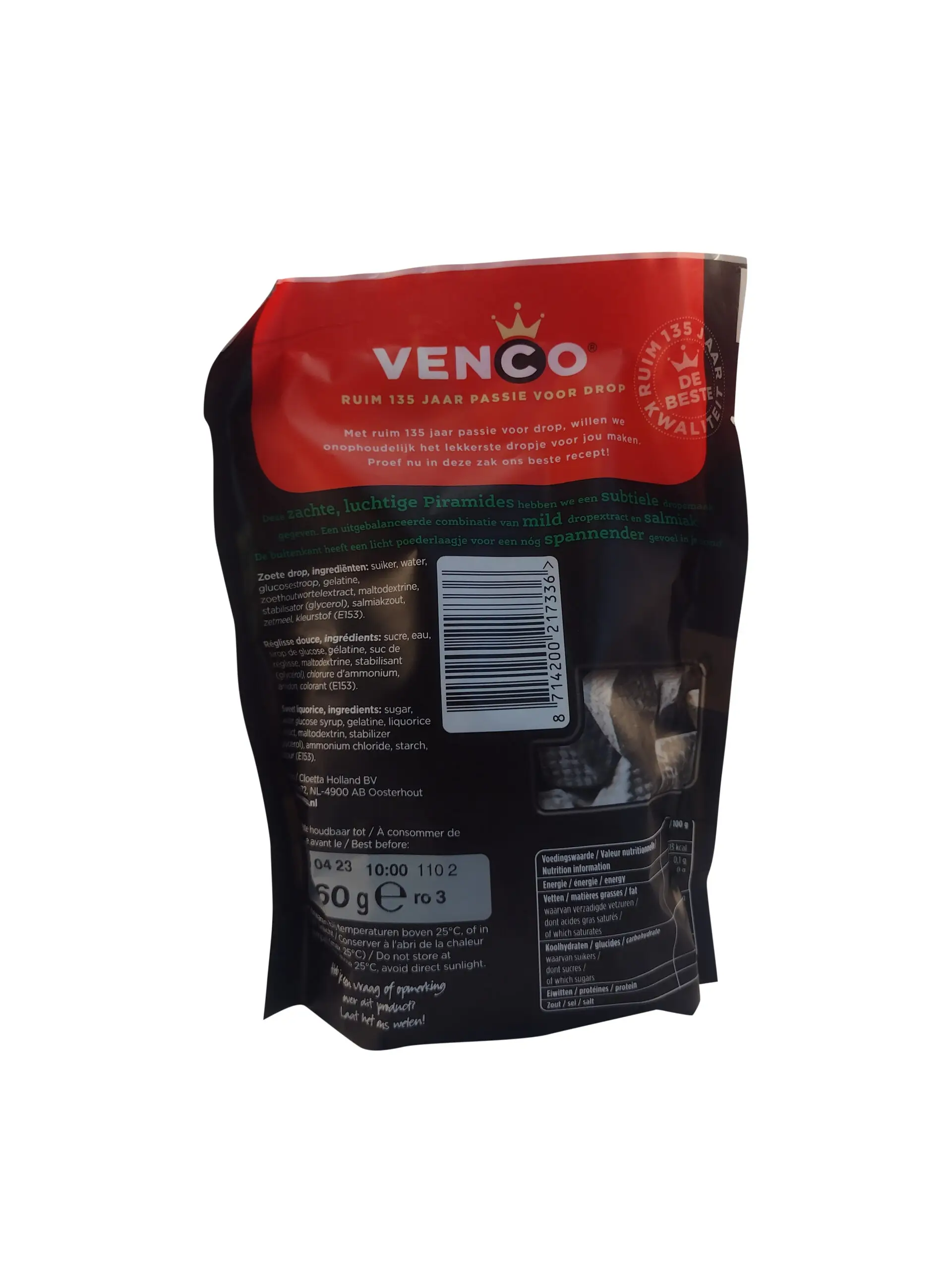 Alcaçuz Venco | Pirâmides Venco | Alcaçuz holandês Venco | Alcaçuz holandês | 9,1 onças no total - Image 3