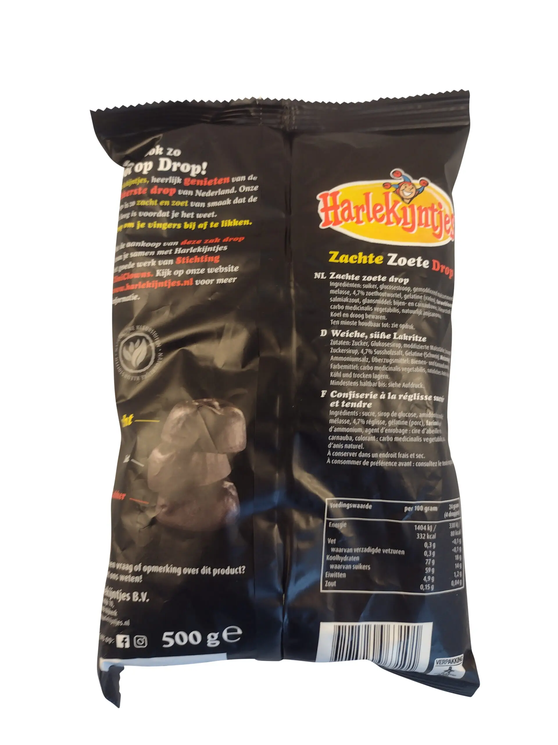Dutch Liquorice | Harlequin Sweet Licorice | Dutch Licorice | Licorice Dutch | 17.6 Ounce Total - Image 2