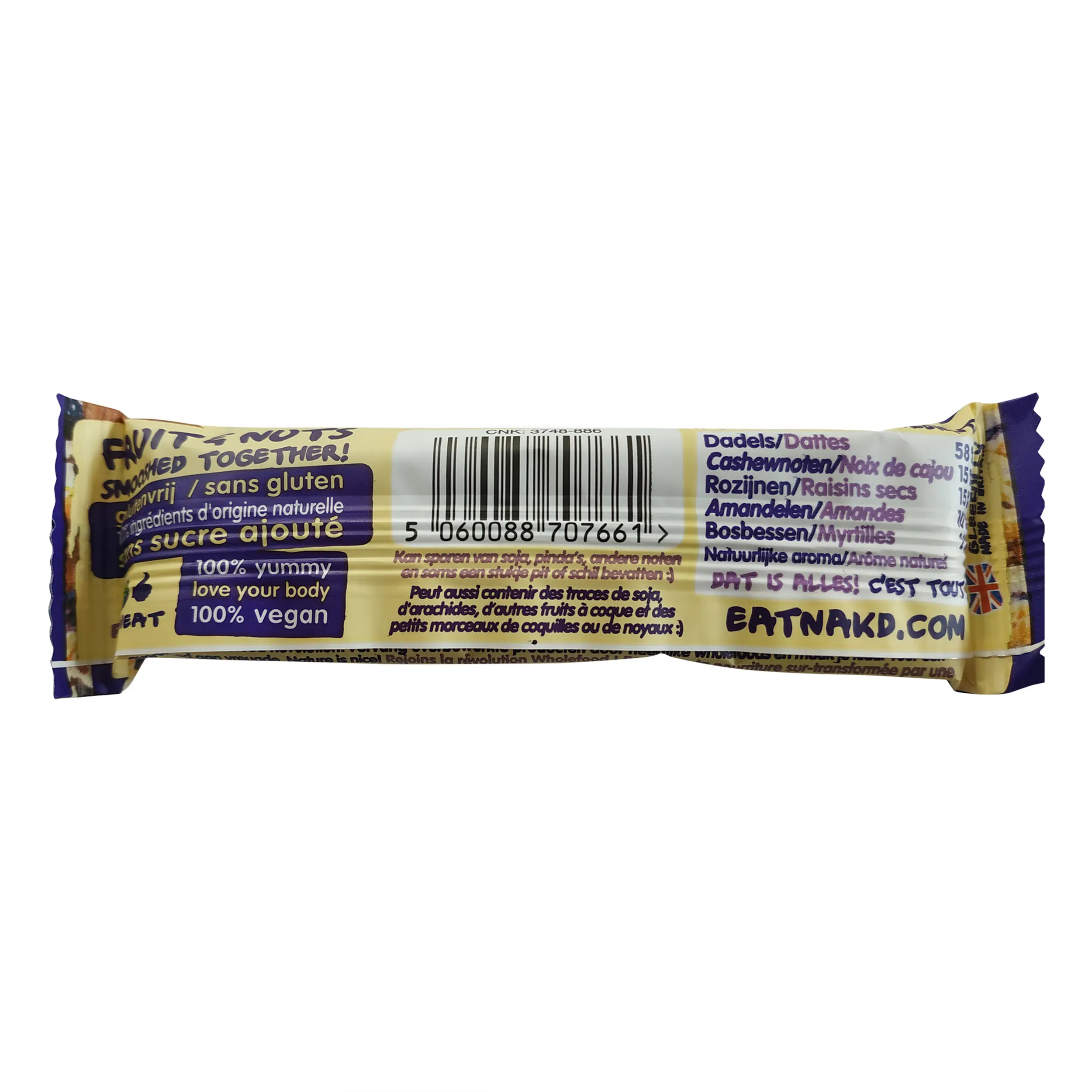 Nakd Blueberry Muffin | Nakd Bar | All Natrual Nakd Bar for a Healthy Living | Nakd Bars | 4.93 Ounce Total Weight - Image 4