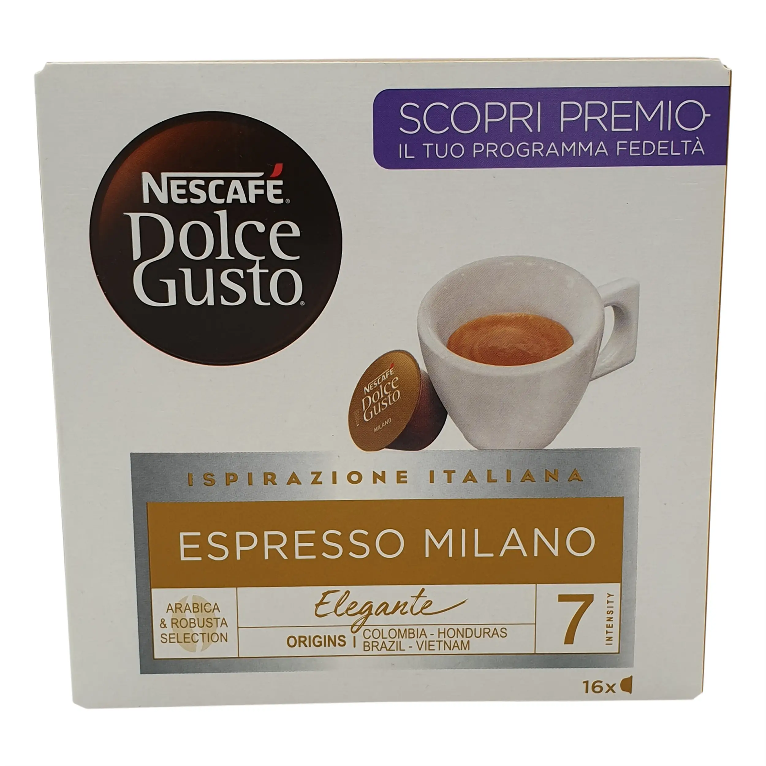 Dolce Gusto | Nescafe Coffee Pods | Nescafé Dolce Gusto Espresso Milano (Capsules) | Nescafe Espresso | 3.95 Ounce Total Weight