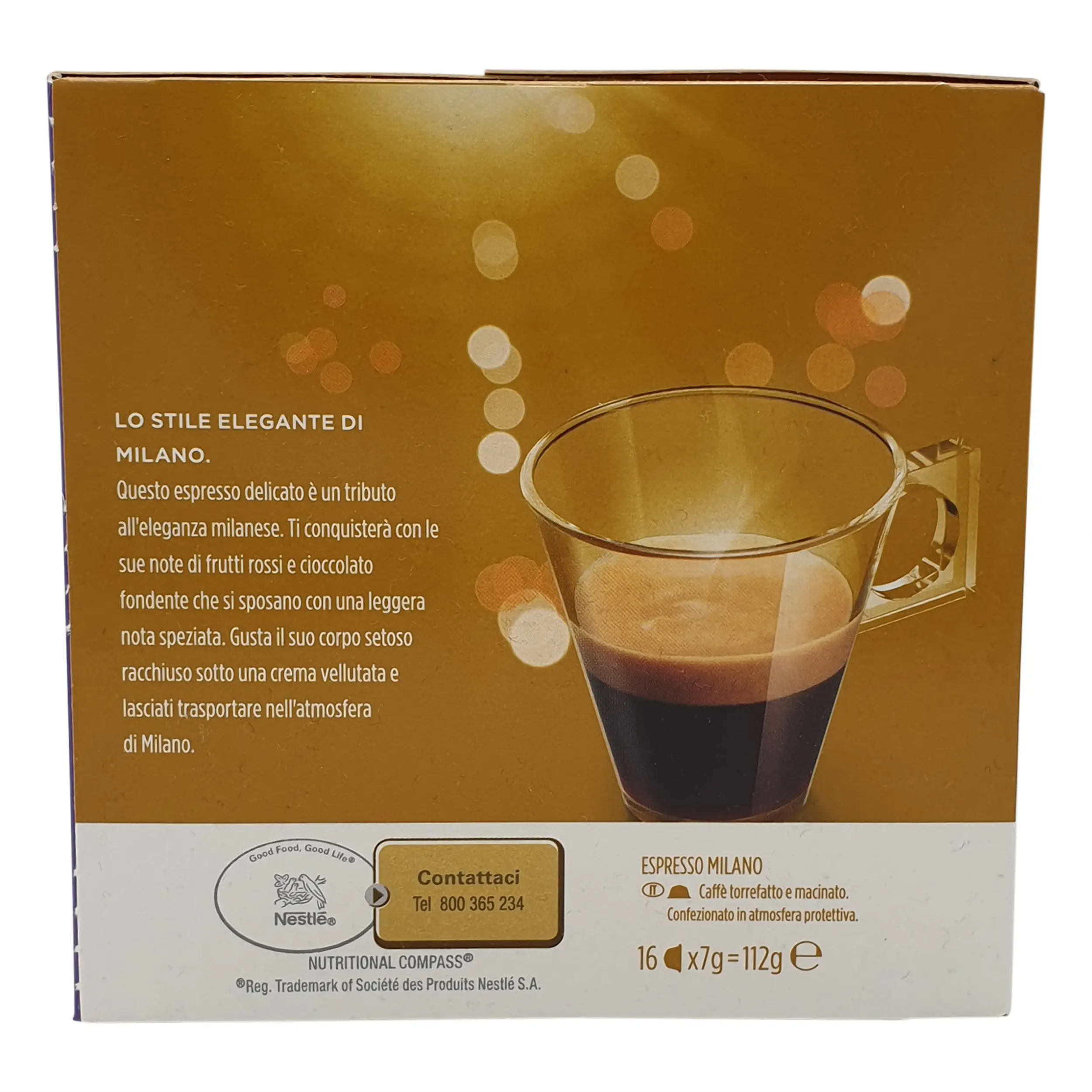 Dolce Gusto | Nescafe Coffee Pods | Nescafé Dolce Gusto Espresso Milano (Capsules) | Nescafe Espresso | 3.95 Ounce Total Weight - Image 2