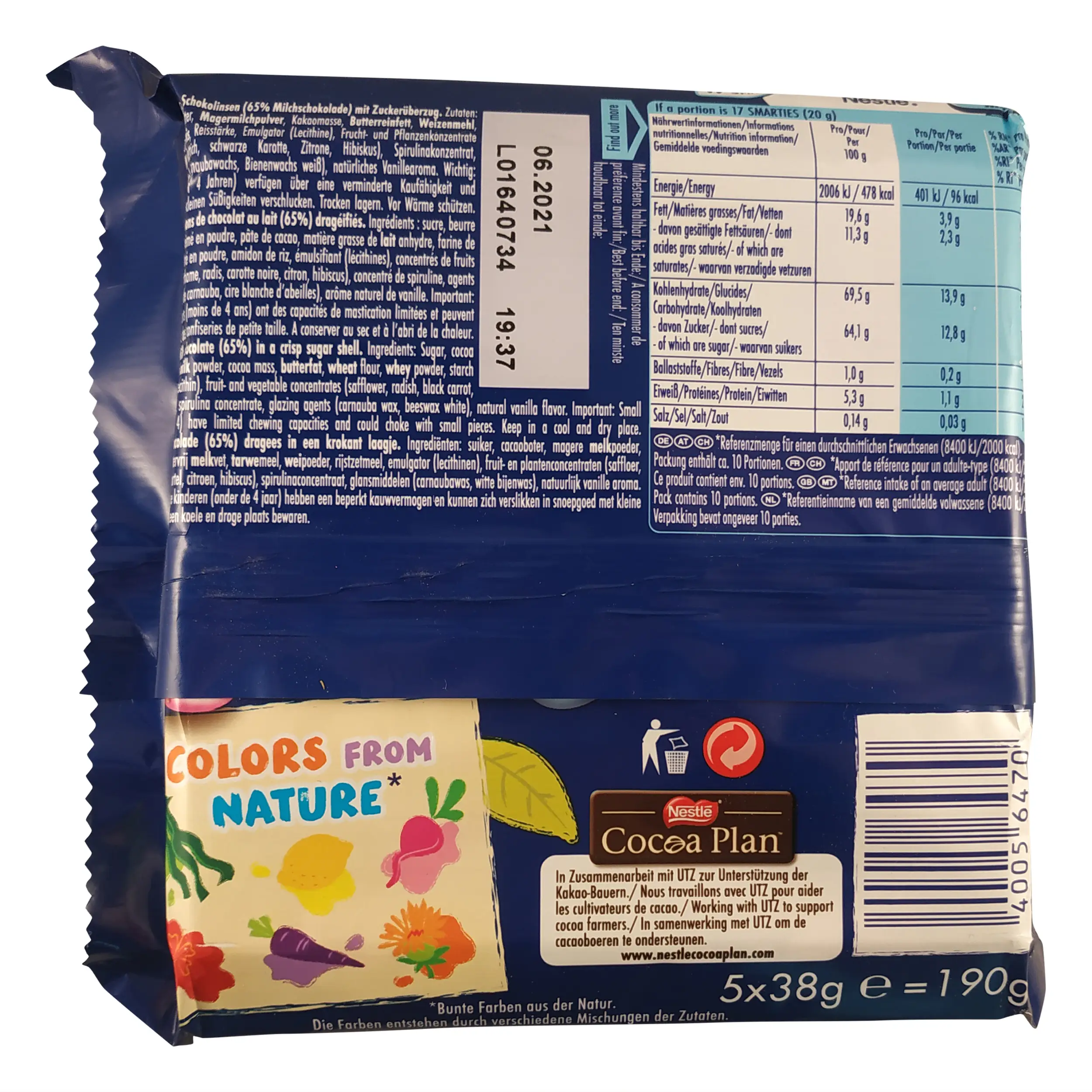 Nestlé Smarties | Smarties Chocolate Candies | Smarties Chocolates | | 6.7 Ounce Total Weight - Image 3