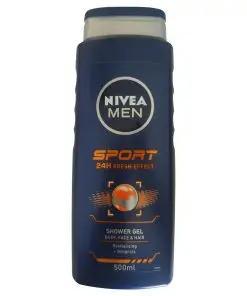 NIVEA Shower Gel | NIVEA Shower Gel men | NIVEA Men Sport Shower Gel | NIVEA Men Shower gel | 17.63 Ounce Total Weight
