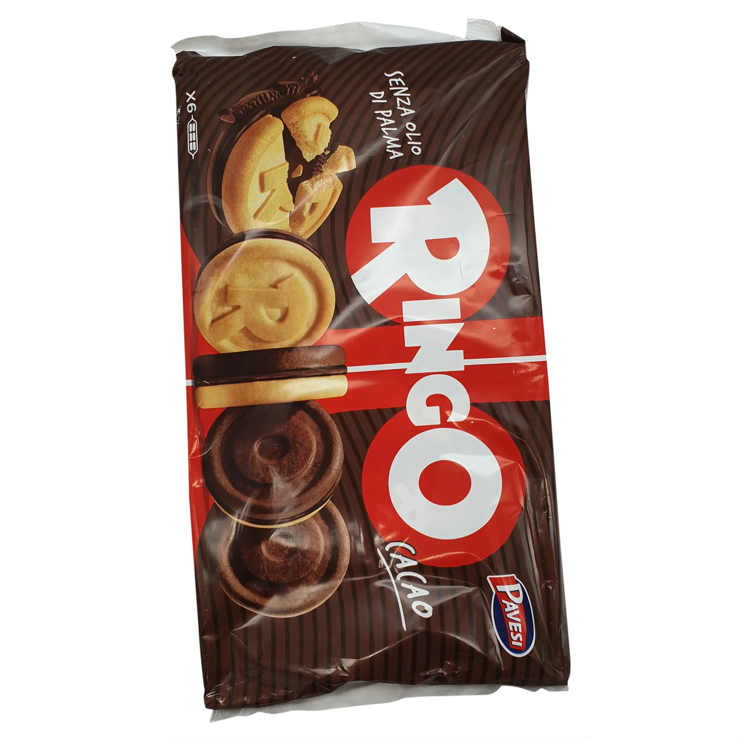 Pavesi | Italian Cookies | Pavesi, Ringo cacao 6x55g | Ringo Cookies | 11.64 Ounce Total Weight - Image 5