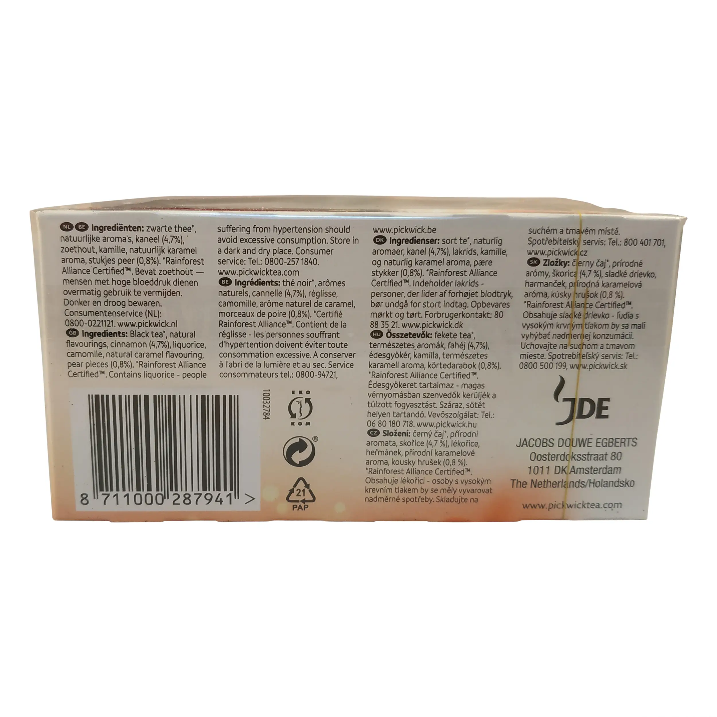 Pickwick Tea | Caramel Tea | Delicious Black Tea Enriched With The Taste Of Caramel, Pear And Cinnamon | Dessert Tea | 1.05 Ounce Total Weight - Image 7