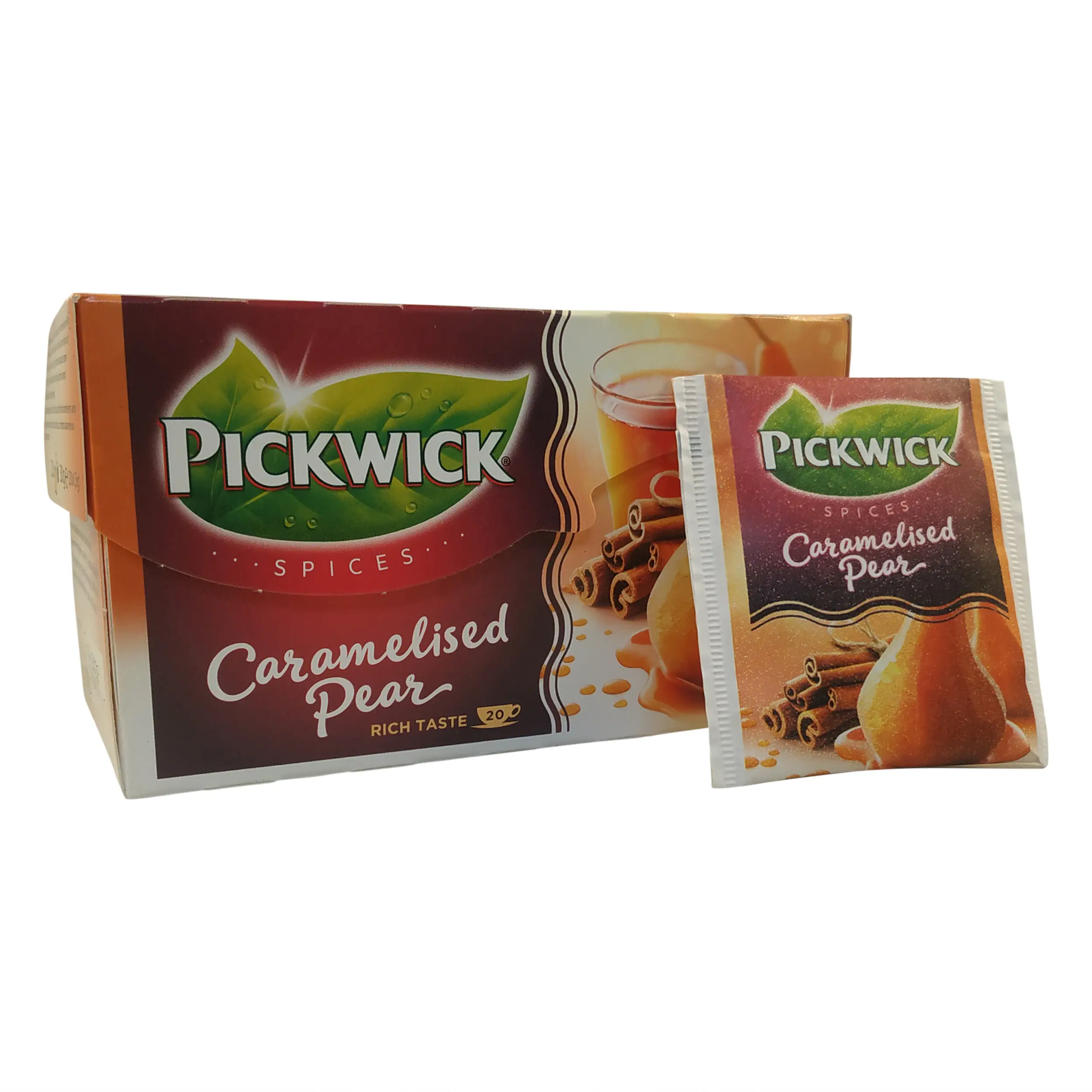 Pickwick Tea | Caramel Tea | Delicious Black Tea Enriched With The Taste Of Caramel, Pear And Cinnamon | Dessert Tea | 1.05 Ounce Total Weight - Image 4