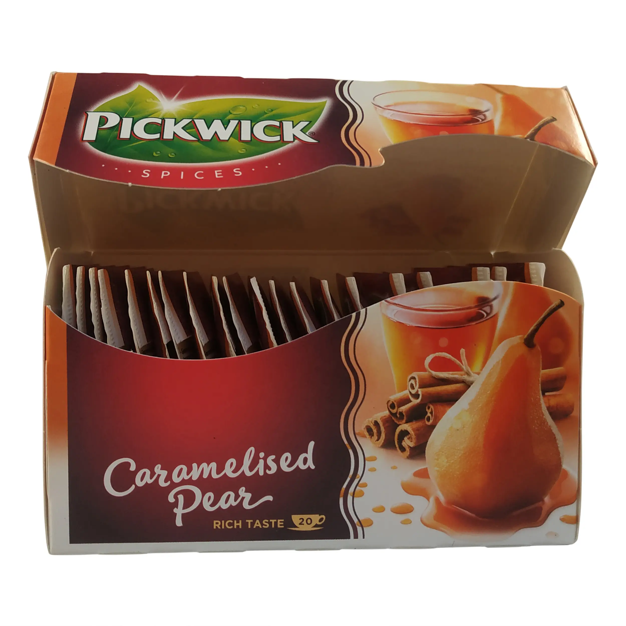 Pickwick Tea | Caramel Tea | Delicious Black Tea Enriched With The Taste Of Caramel, Pear And Cinnamon | Dessert Tea | 1.05 Ounce Total Weight - Image 3