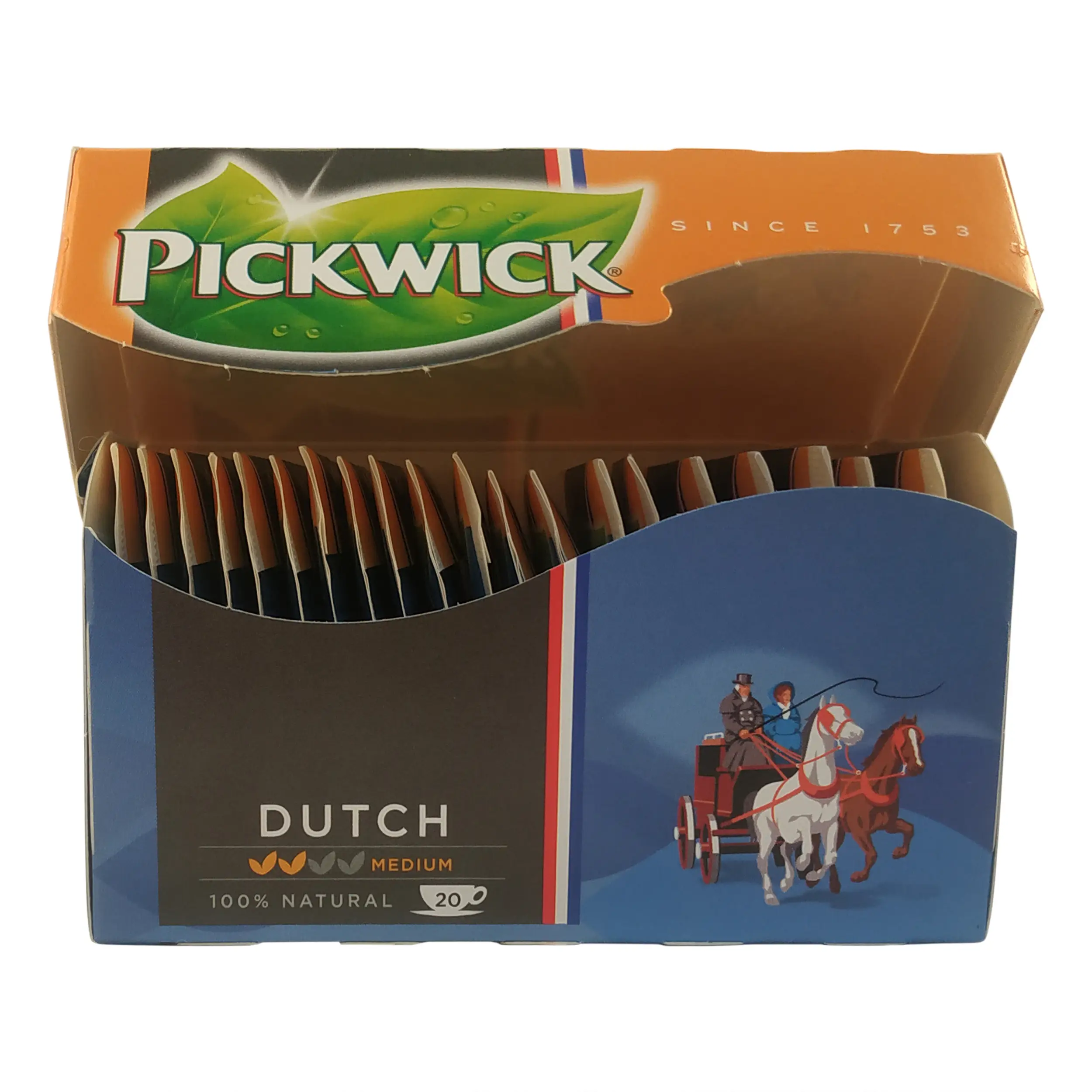 Pickwick Tea | Tea Sachets | Pickwick Dutch Black Tea - 20 Tea Bags | Fruity Tea | Ounce Total Weight - Image 2