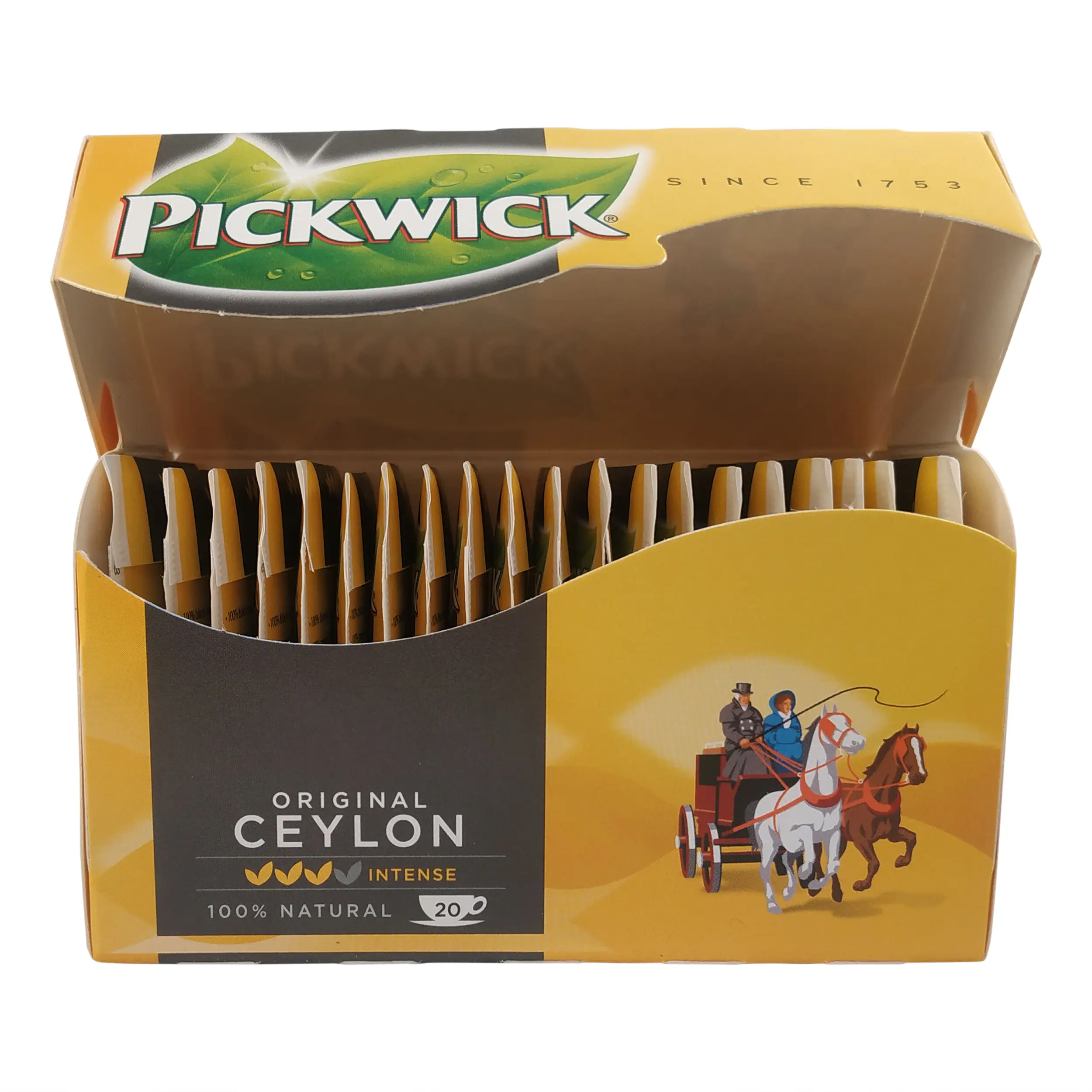 Chá Pickwick | Ceilão | Chá preto Pickwick Ceilão Earl Grey - 20 saquinhos de chá | Earl Grey | Peso total de 1,41 onças - Image 3