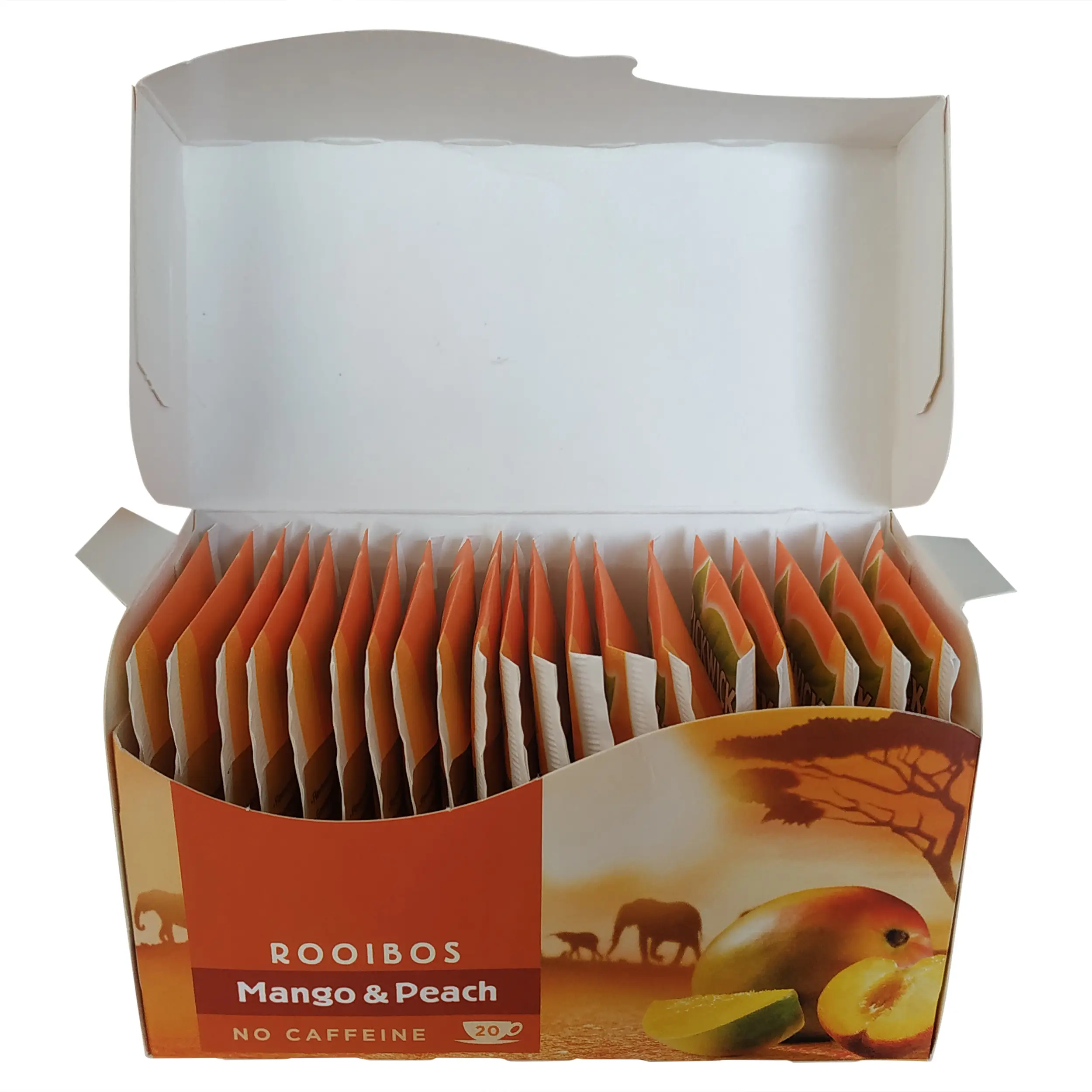 Pickwick Tea | Dutch Tea | Pickwick Rooibos Peach & Mango - Pack of 20 Bags | Pickwick Dutch Tea | 1.41 Ounce Total Weight - Image 3