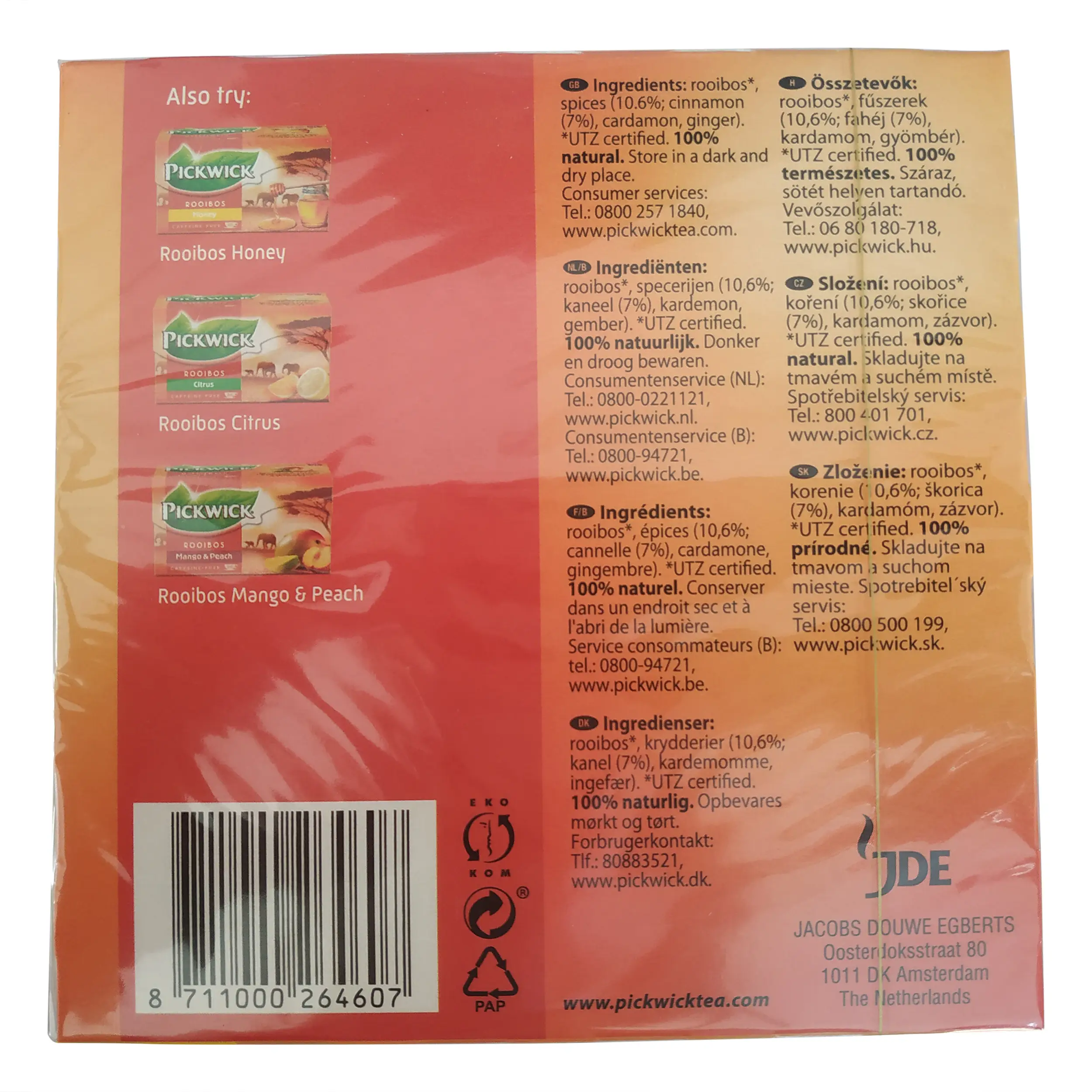 Pickwick Tea | Dutch Tea | Pickwick Rooibos Original Value Pack of 40 Bags | Pickwick Dutch Tea | 2.11 Ounce Total Weight - Image 5