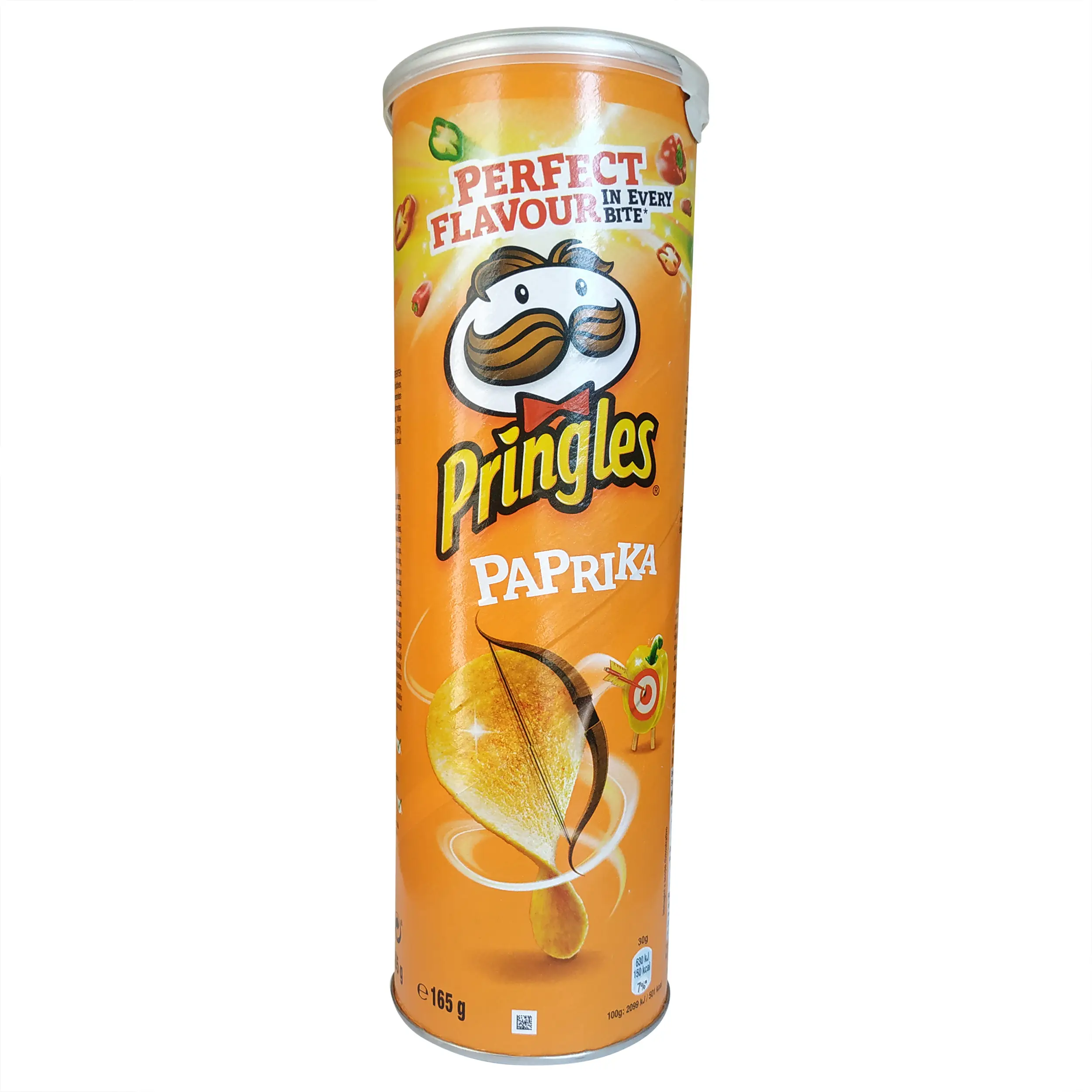 Pringles Paprika | Batatas fritas Pringles | Pringles sortidas com sabor a paprika | Batatas fritas com paprika | Peso total de 5,82 onças