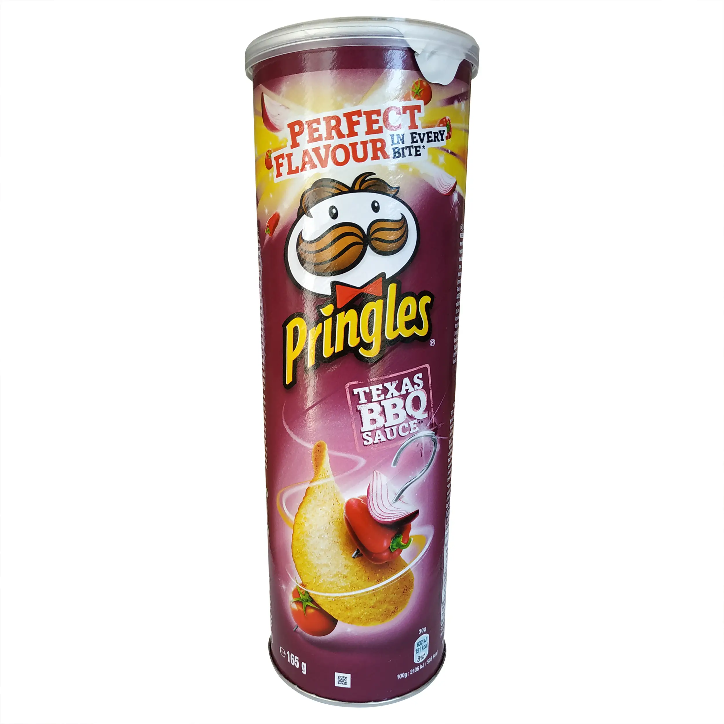 Pringles BBQ | Batatas fritas Pringles | Batatas fritas Pringles sortidas com molho BBQ | Pringles Texas BBQ | Peso total de 5,82 onças