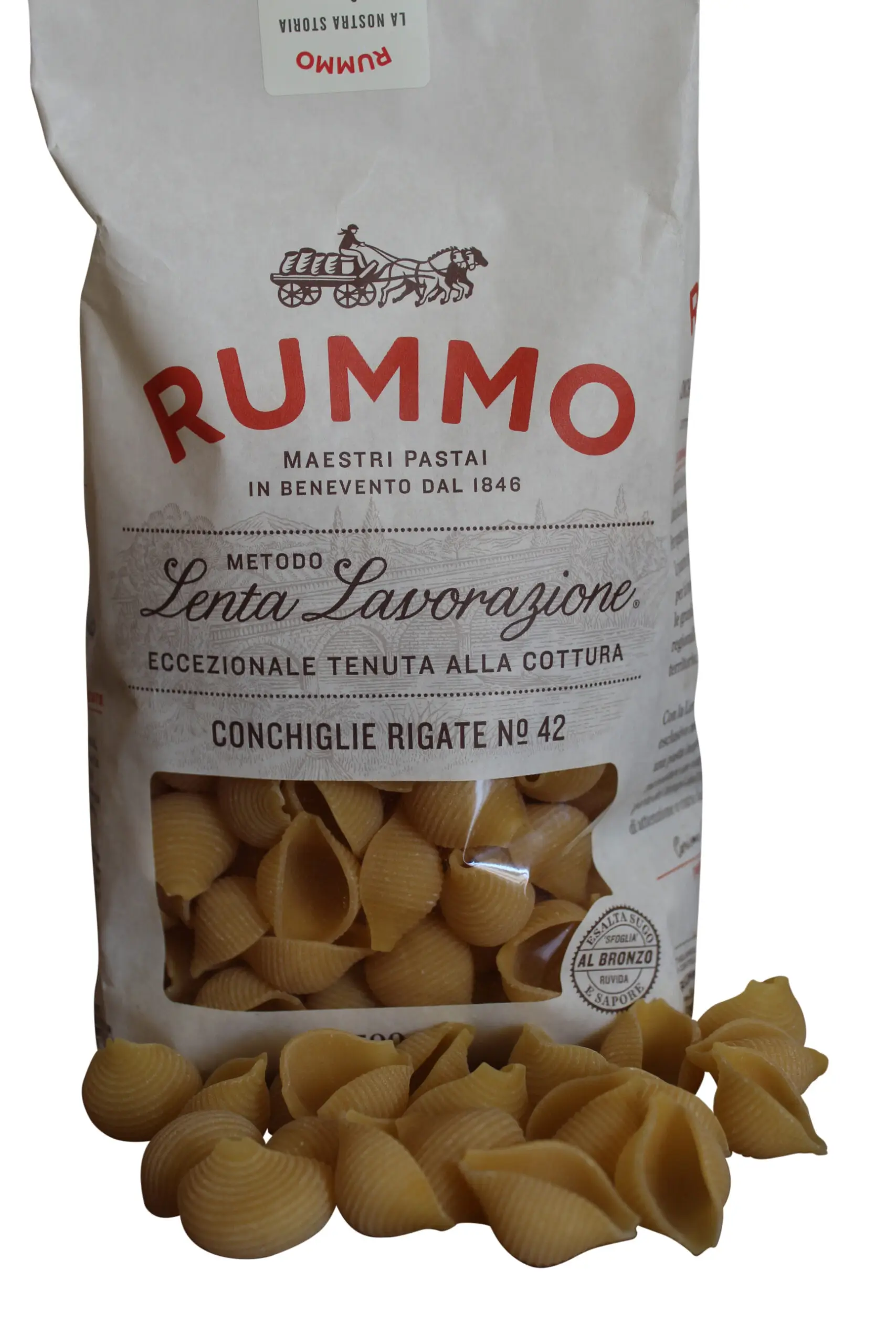 Rummo Pasta | Conchiglie Pasta | Rummo Conchiglie Pasta | Rummo | 17.63 Ounce Total Weight - Image 2