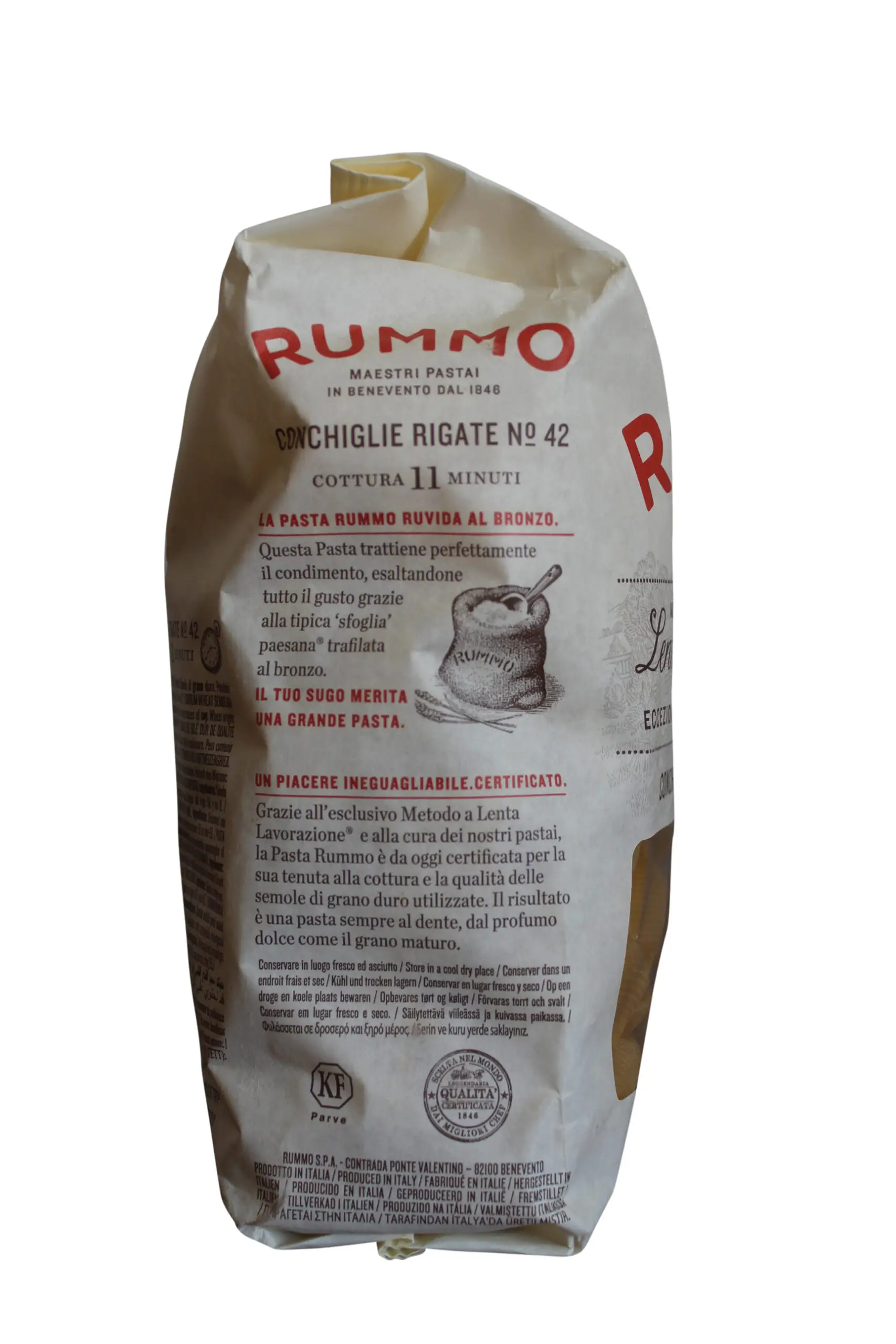 Rummo Pasta | Conchiglie Pasta | Rummo Conchiglie Pasta | Rummo | 17.63 Ounce Total Weight - Image 4