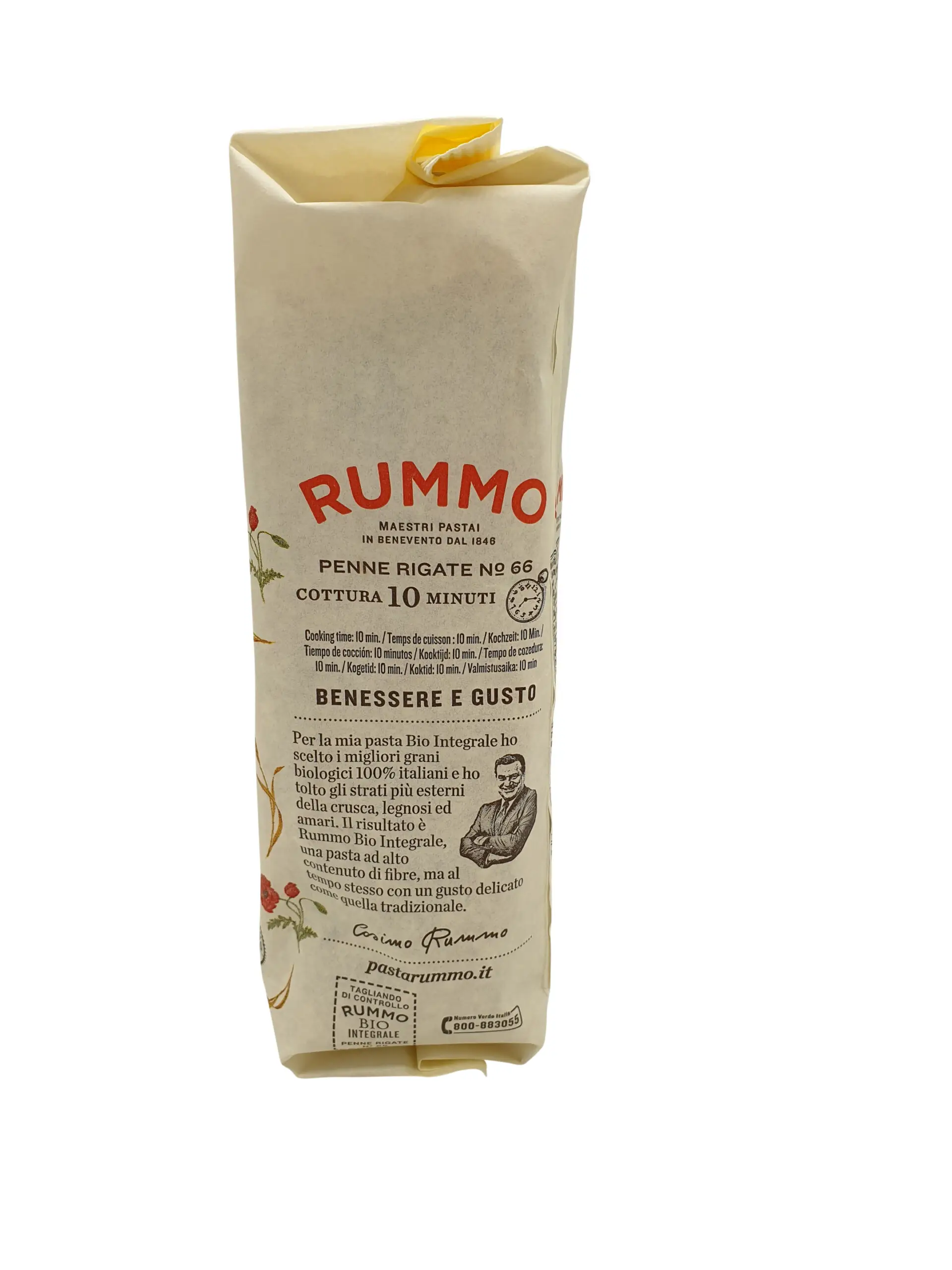 Rummo Pasta | | Rummo Organic Wheat Pasta | | 17.63 Ounce Total Weight - Image 3