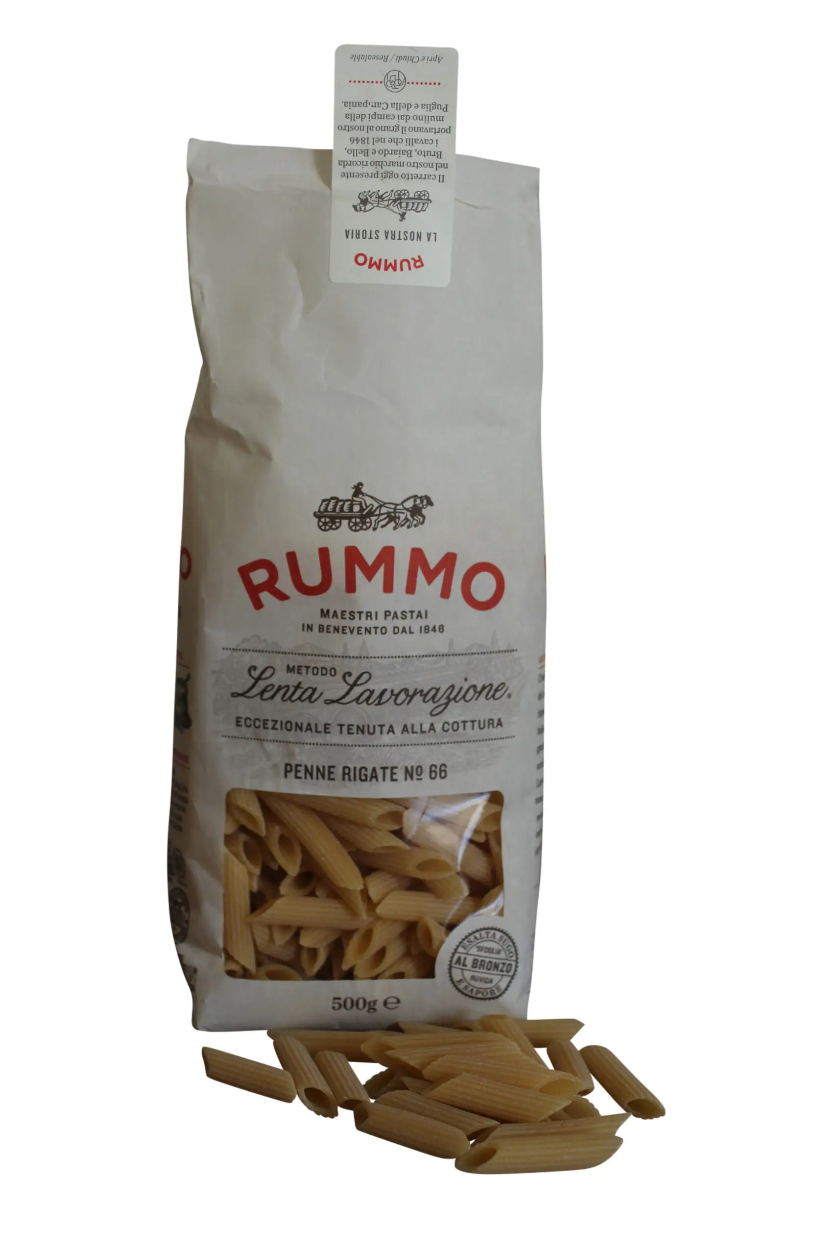 Rummo Pasta | Penne | Rummo Penne Rigate Pasta | Penne Rigate | 17.63 Ounce Total Weight - Image 2