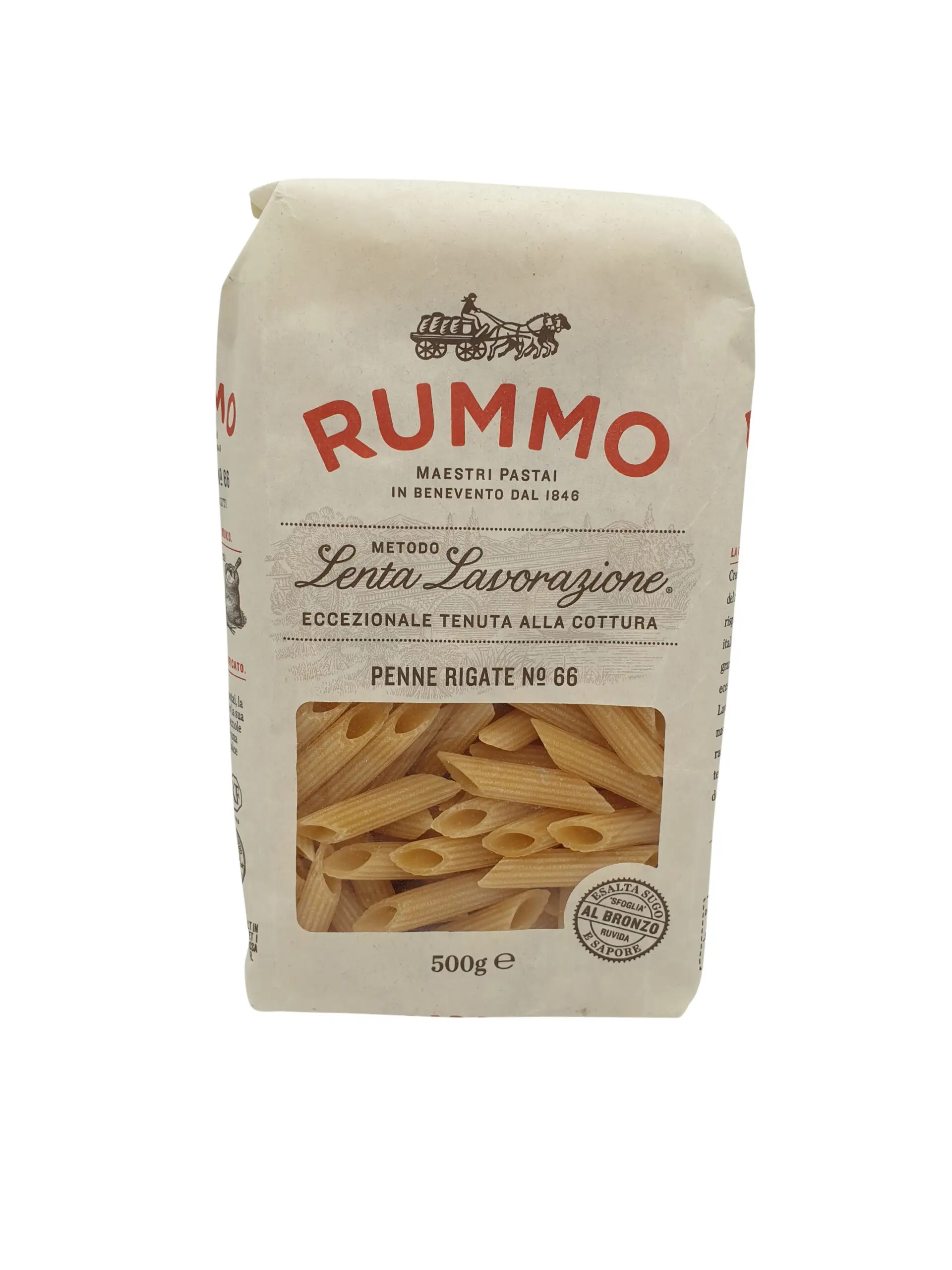 Rummo Pasta | Penne | Rummo Penne Rigate Pasta | Penne Rigate | 17.63 Ounce Total Weight