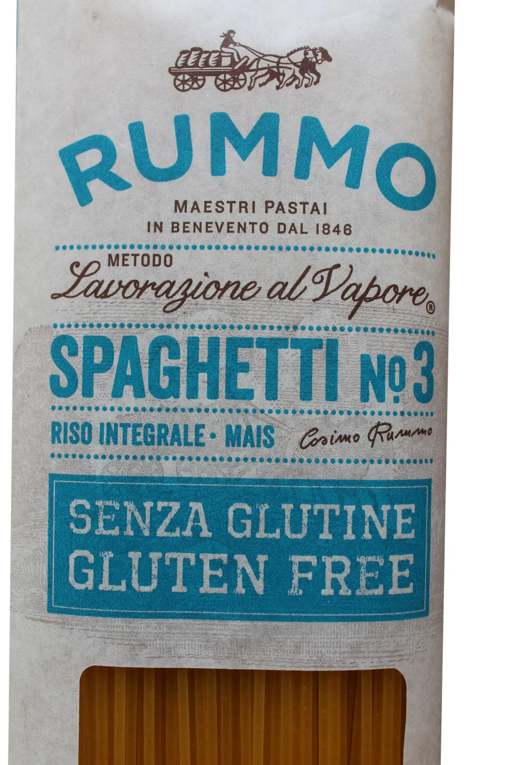 Rummo Spaghetti | Gluten Free Spaghetti | Rummo Senza Gluten Free Spaghetti | Rummo | 14.1 Ounce Total Weight - Image 4