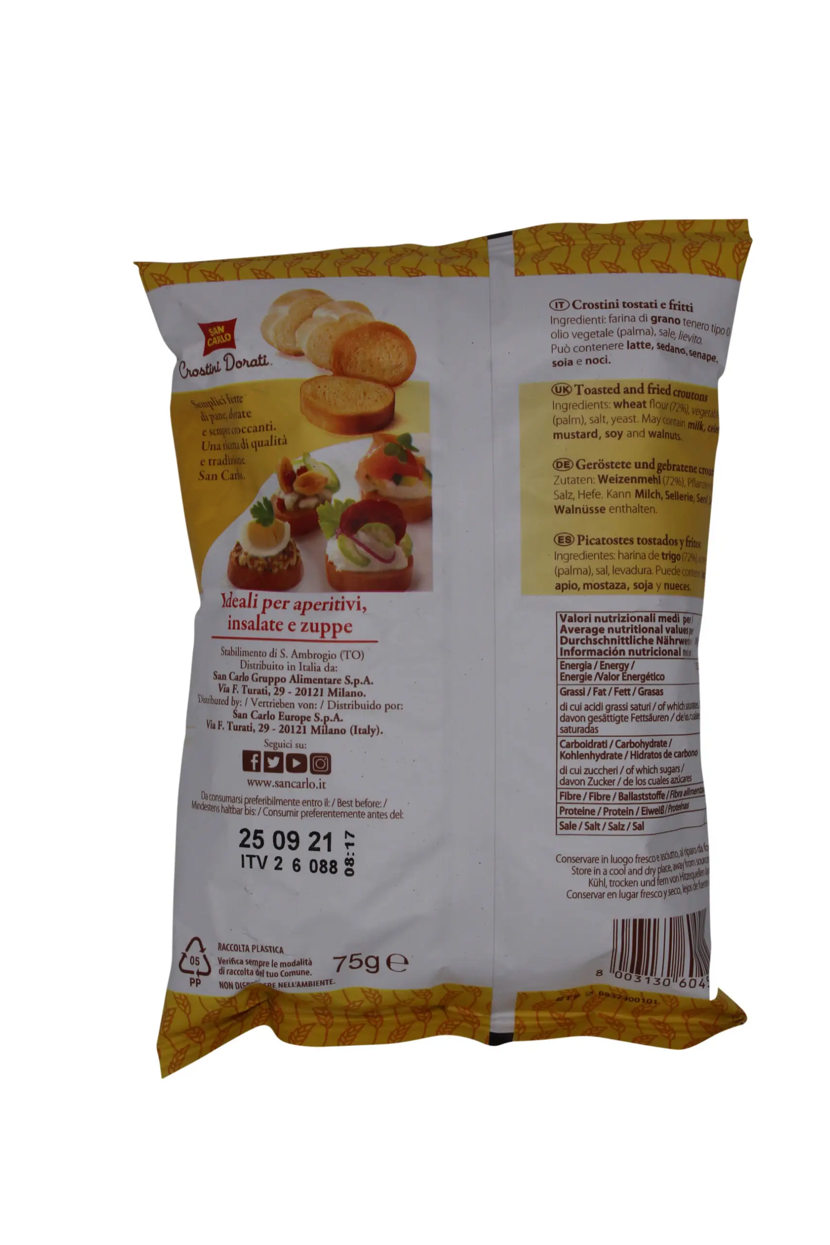 Crostini | Crostini Bread | Crostini Golden Bread Crackers | Crostini Crackers | 2.64 Ounce Total Weight - Image 3