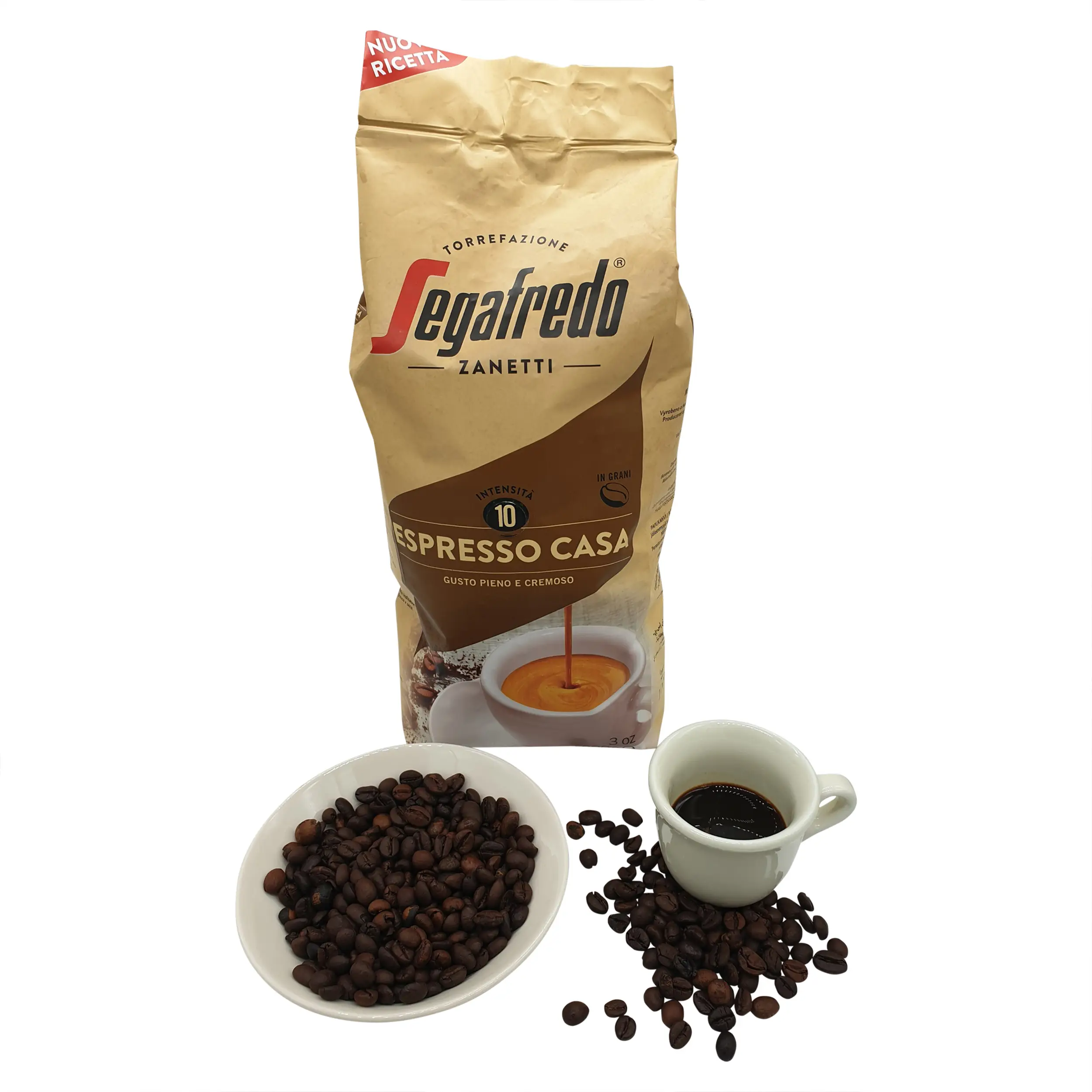 Segafredo Zanetti | Segafredo  | Segafredo Zanetti Espresso Casa  | Segafredo Coffee Beans | 35.27 Ounce Total Weight - Image 5