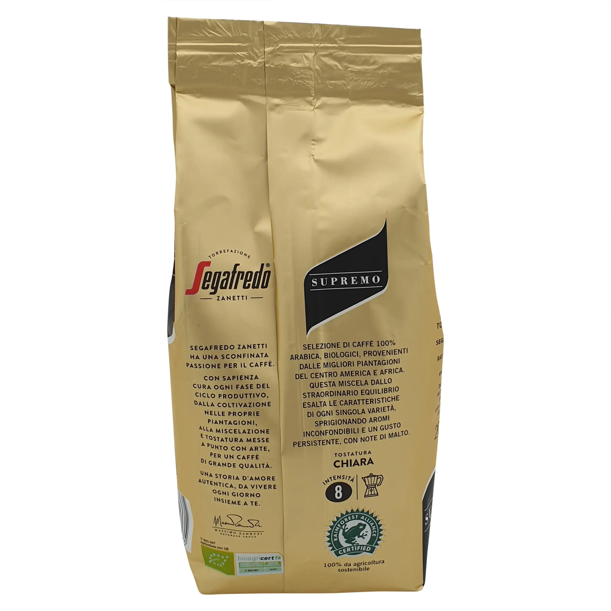 Segafredo Zanetti | Segafredo | Segafredo Zanetti Supremo Ground Coffee | Segafredo Ground Coffee | 7.05 Ounce Total Weight - Image 2