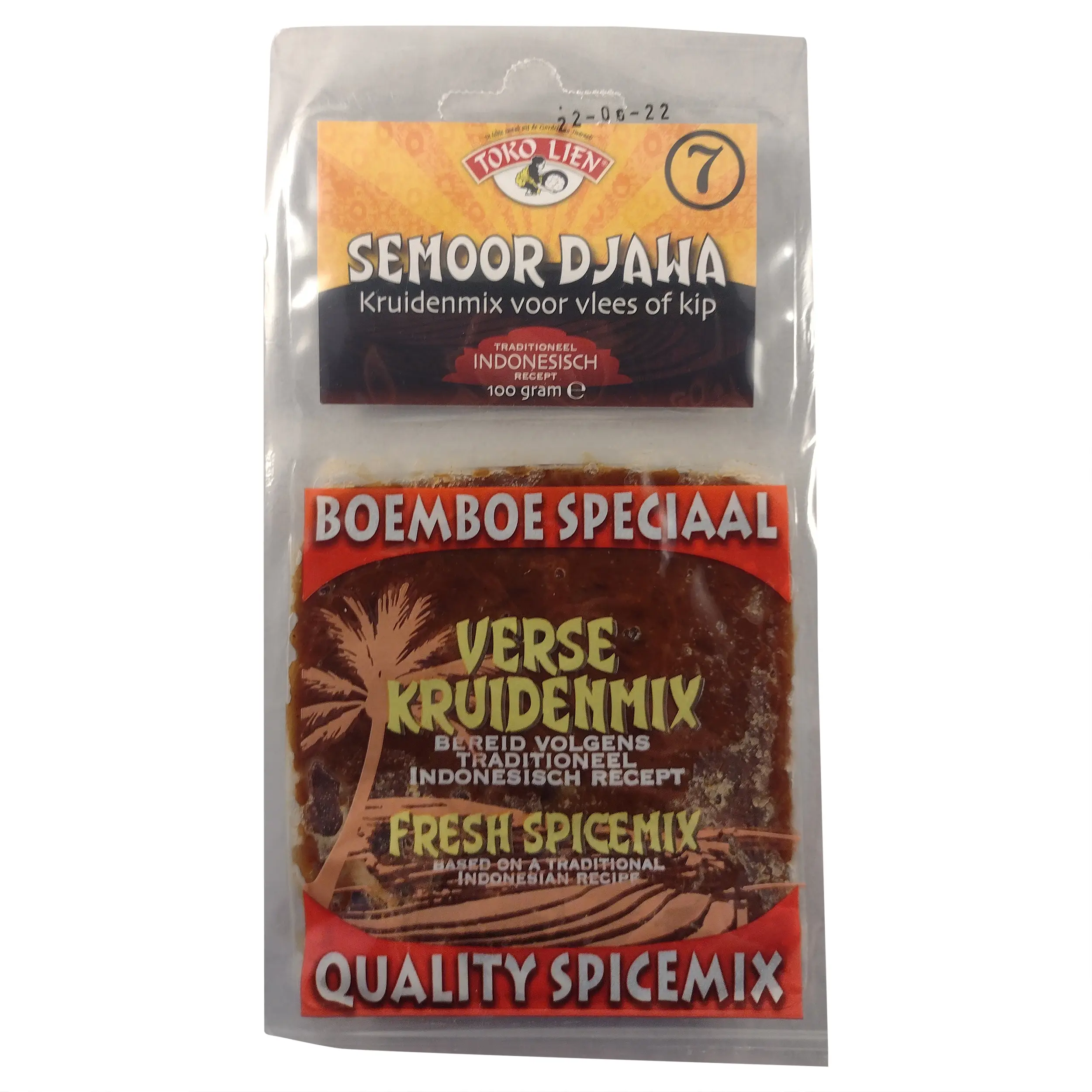 Indonesische Lebensmittel | Indonesische Gewürzpaste | Semoor Djawa Gewürzmischung Boemboe | Indonesische Gewürze | Gesamtgewicht 3,52 Unzen