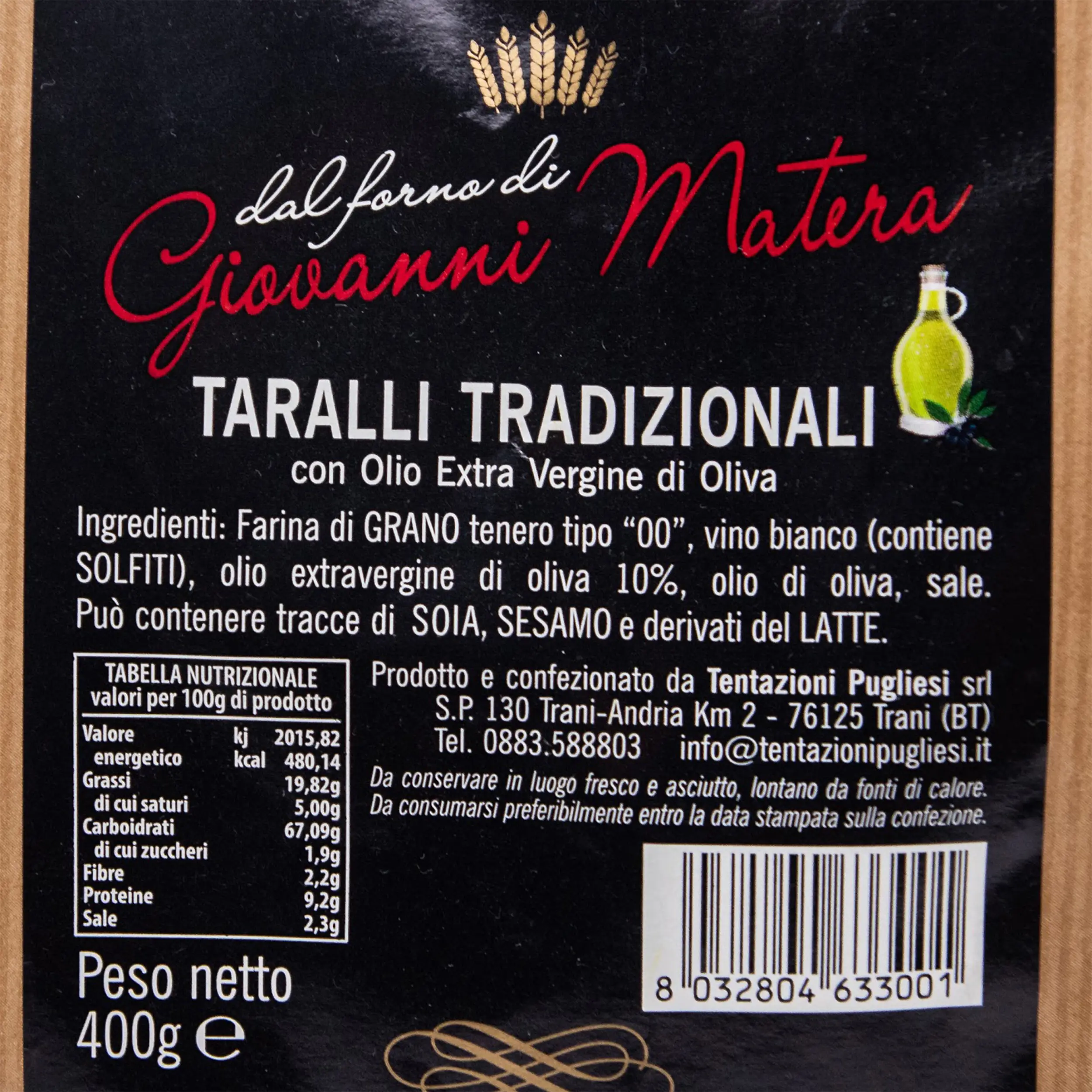 Taralli Crackers | Taralli Snacks | Traditional Apulian Taralli | Tarallini Italian Crackers | 14.1 Ounce Total Weight - Image 2