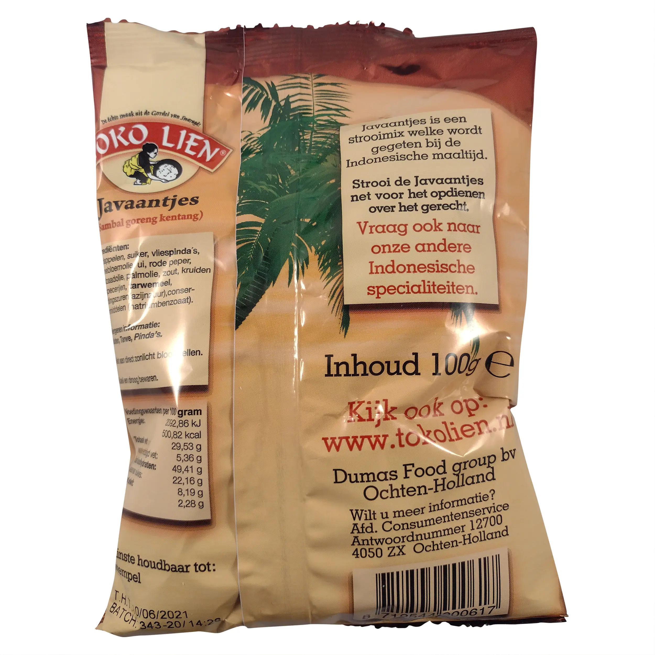 Indonesian Food | Indonesian Spices | Dried Spicy Javaantjes | Indonesian Snacks | 3.52 Ounce Total Weight - Image 3