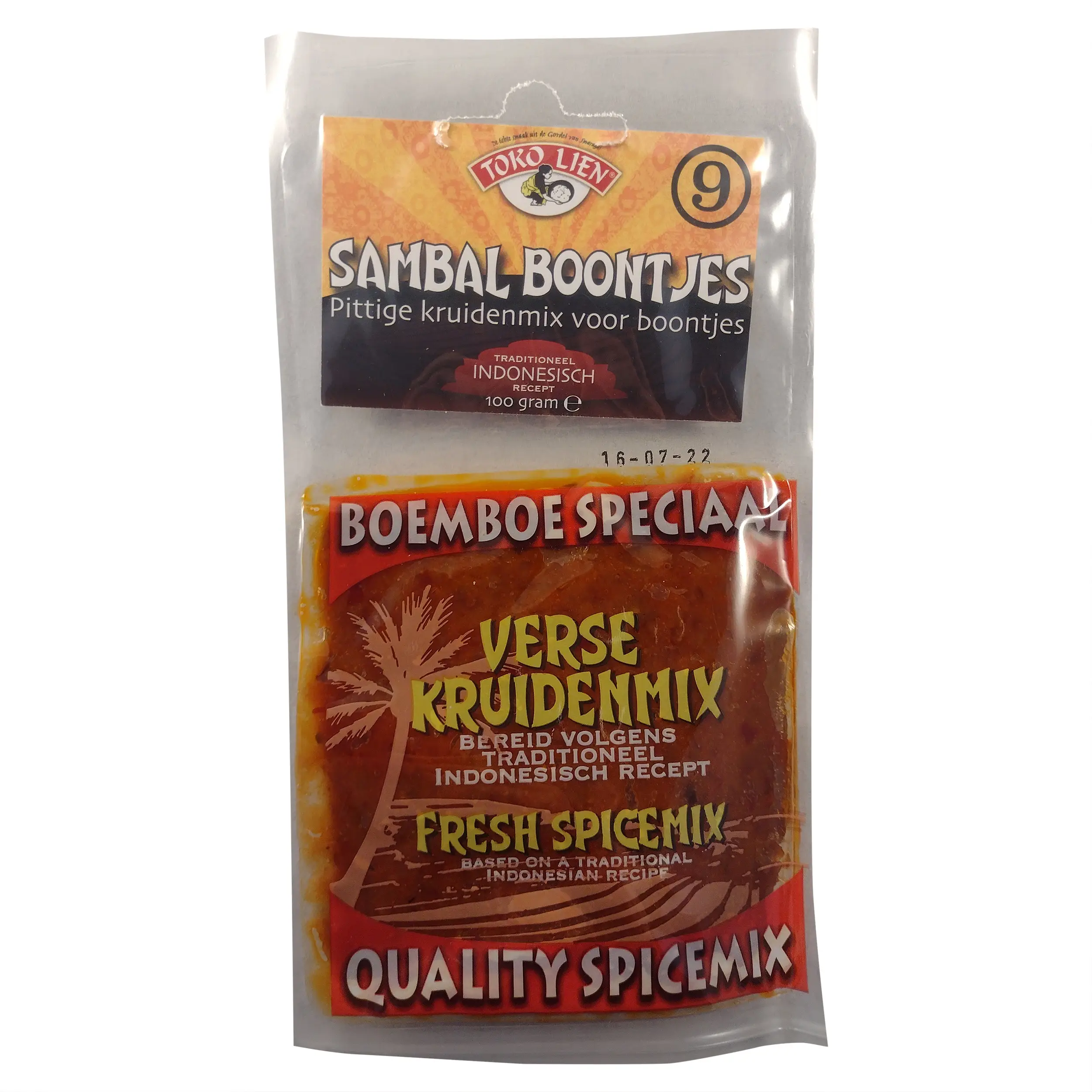 Bumbu | Indonesian Food | Sambal Beans Spice Mix | Sambal | 3.52 Ounce Total Weight