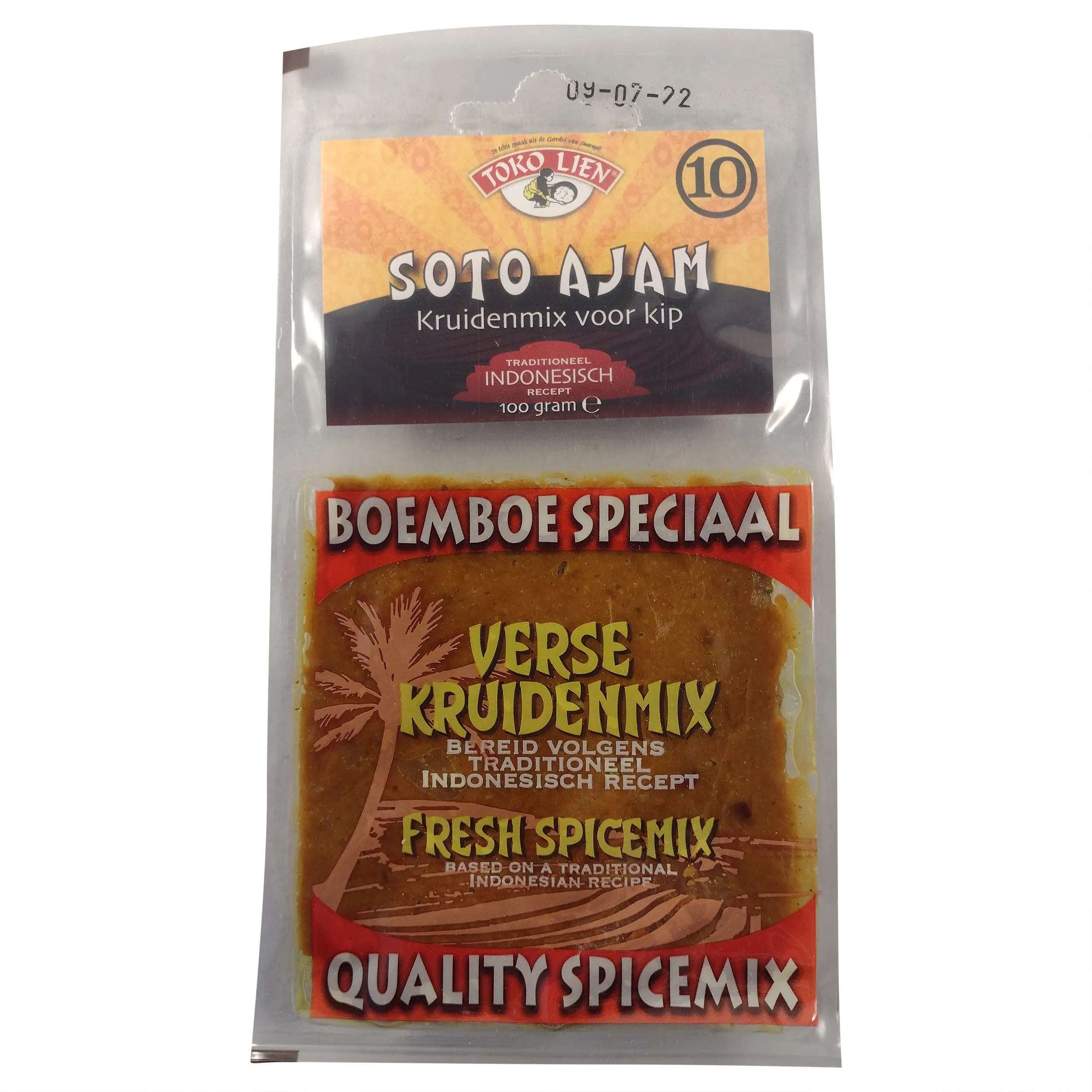 Bumbu | Comida indonésia | Mistura de especiarias Soto Boemboe | Especiarias indonésias | Peso total de 3,52 onças