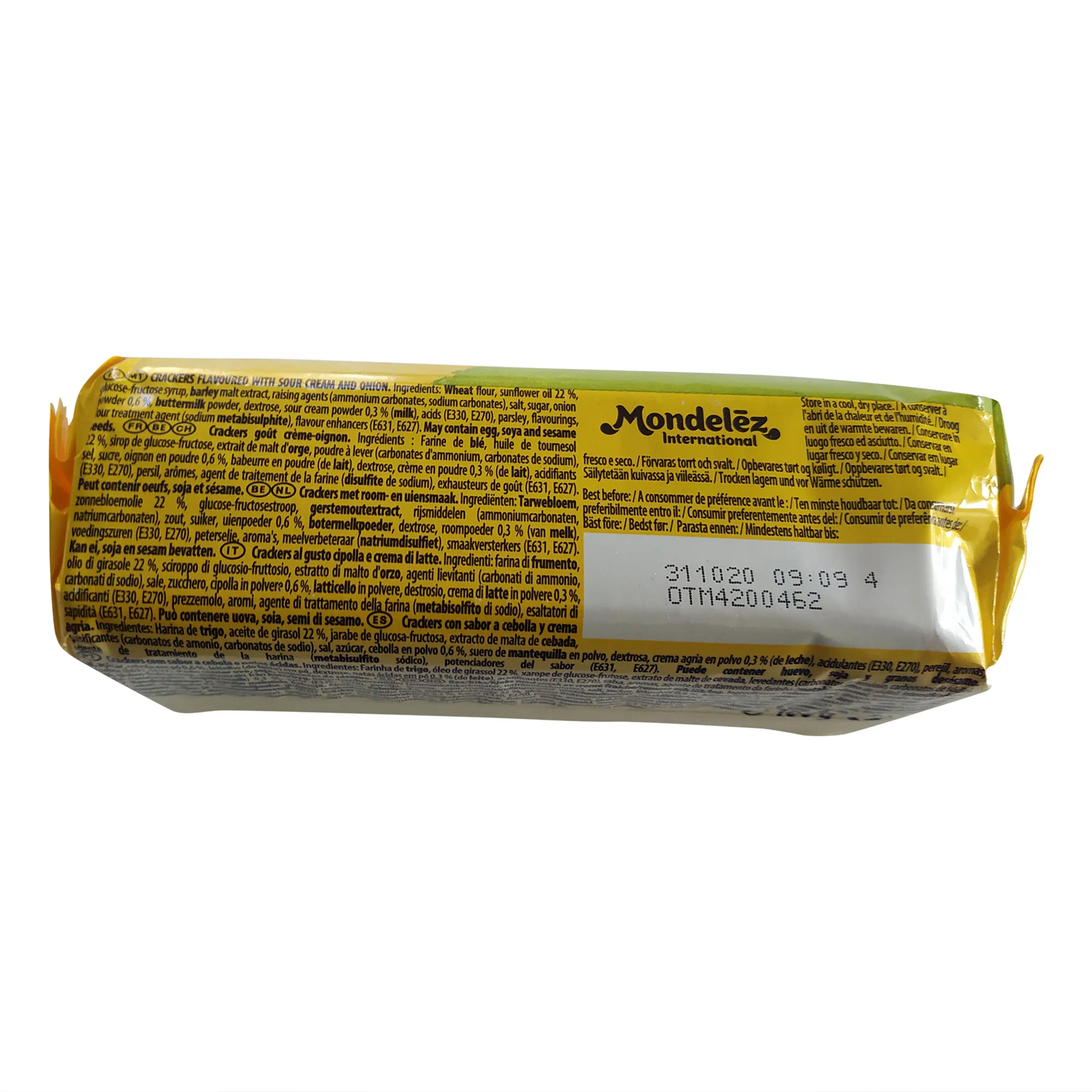 TUC Crackers | TUC Biscuits | Crispy Salted Crackers with Sour Cream & Onion Flavor |  LU Cookies | 3.52 Ounce Total Weight - Image 5