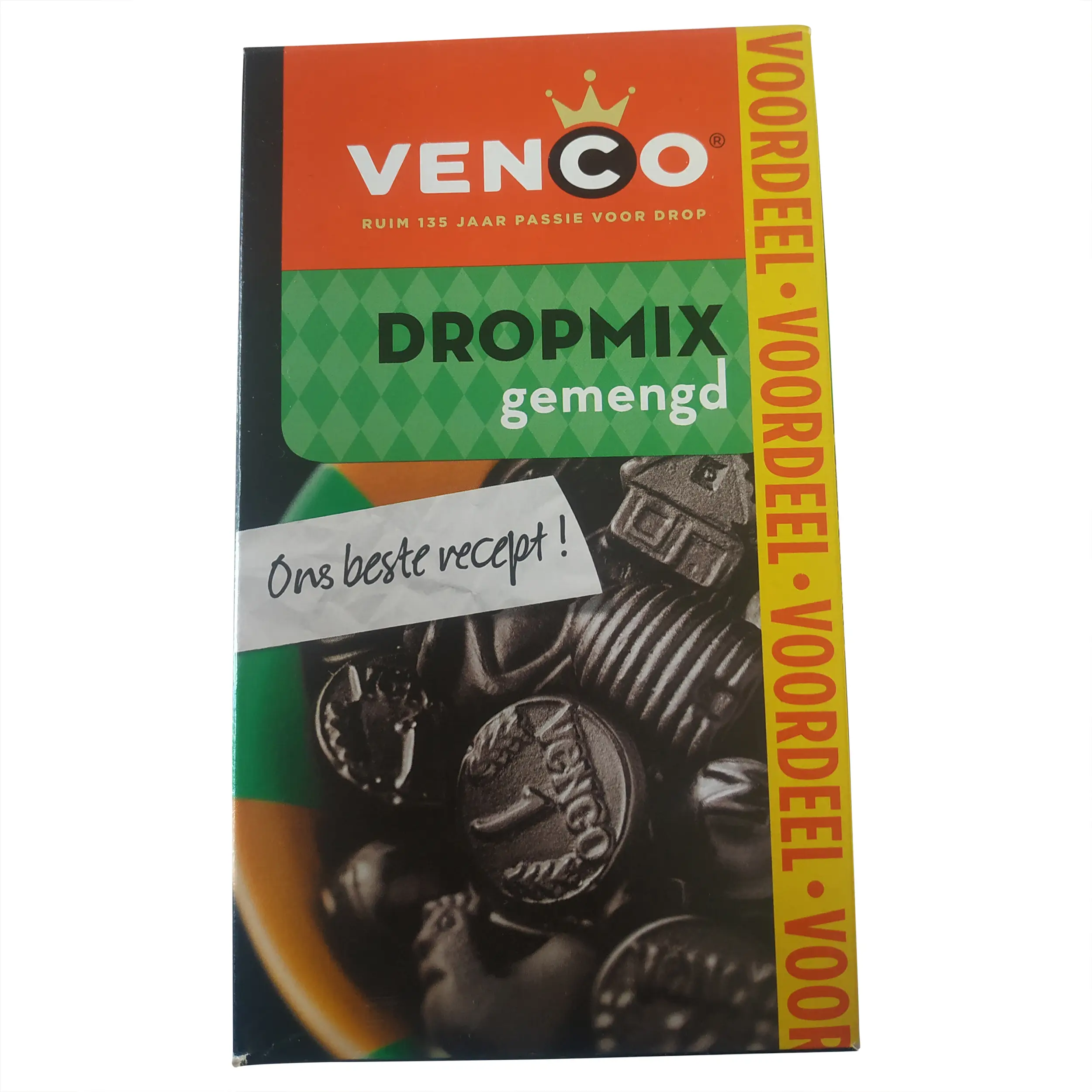 Alcaçuz Venco | Alcaçuz holandês | Venco Dropmix Alcaçuz misto | Alcaçuz holandês | Peso total de 17,63 onças