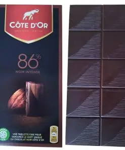 Chocolat noir extra fort Côte d'Or 86 % | Tablettes de chocolat belge | Chocolat noir belge intense | Chocolat noir Côte d'Or | 3,5 oz