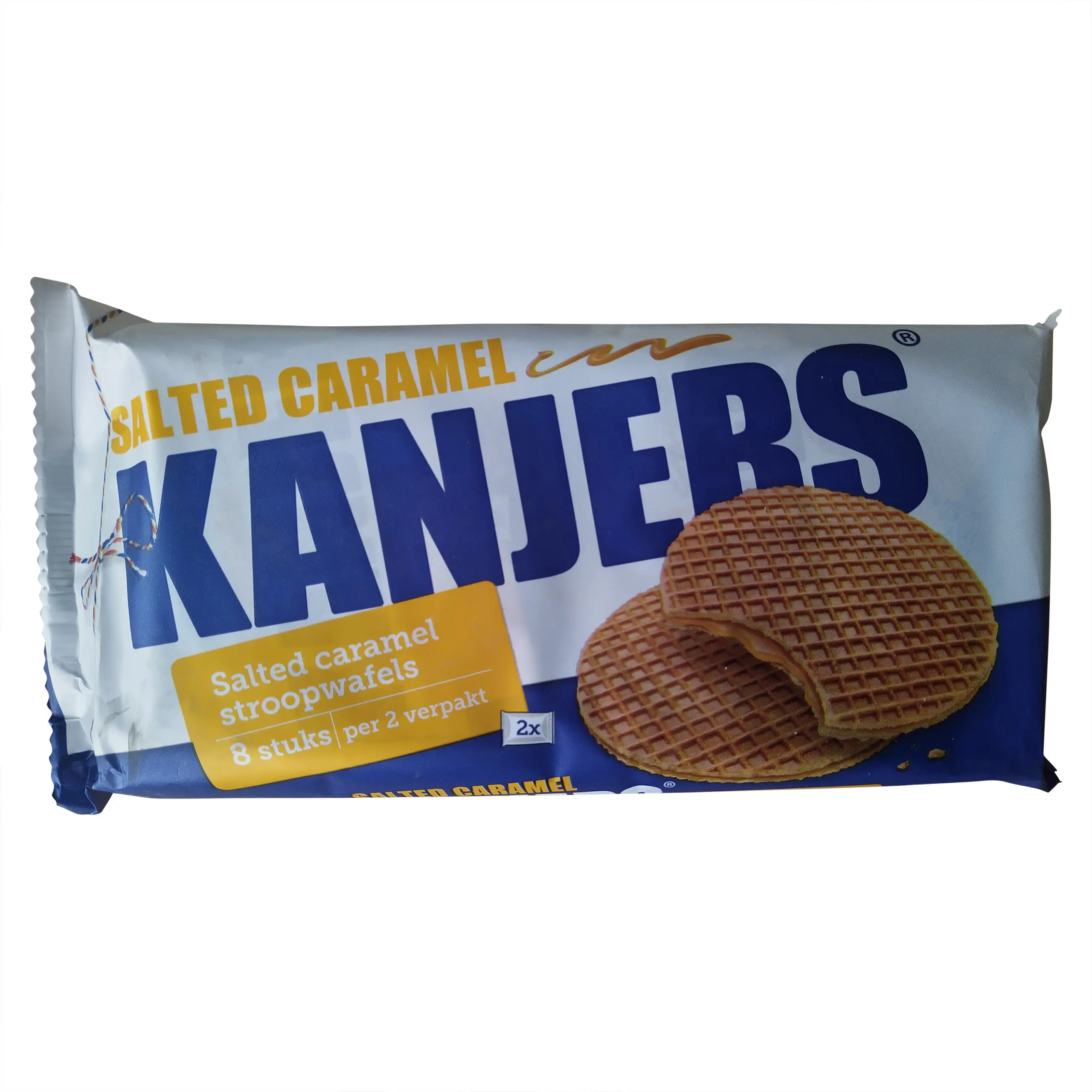 Kanjers Stroopwafels | Caramel Wafers wrapped per 2 | Kanjers | Salted Caramel Stroopwafels 4x2 pieces | Wafers with Salted Caramel | Total Weight 11.28 ounce - Image 4