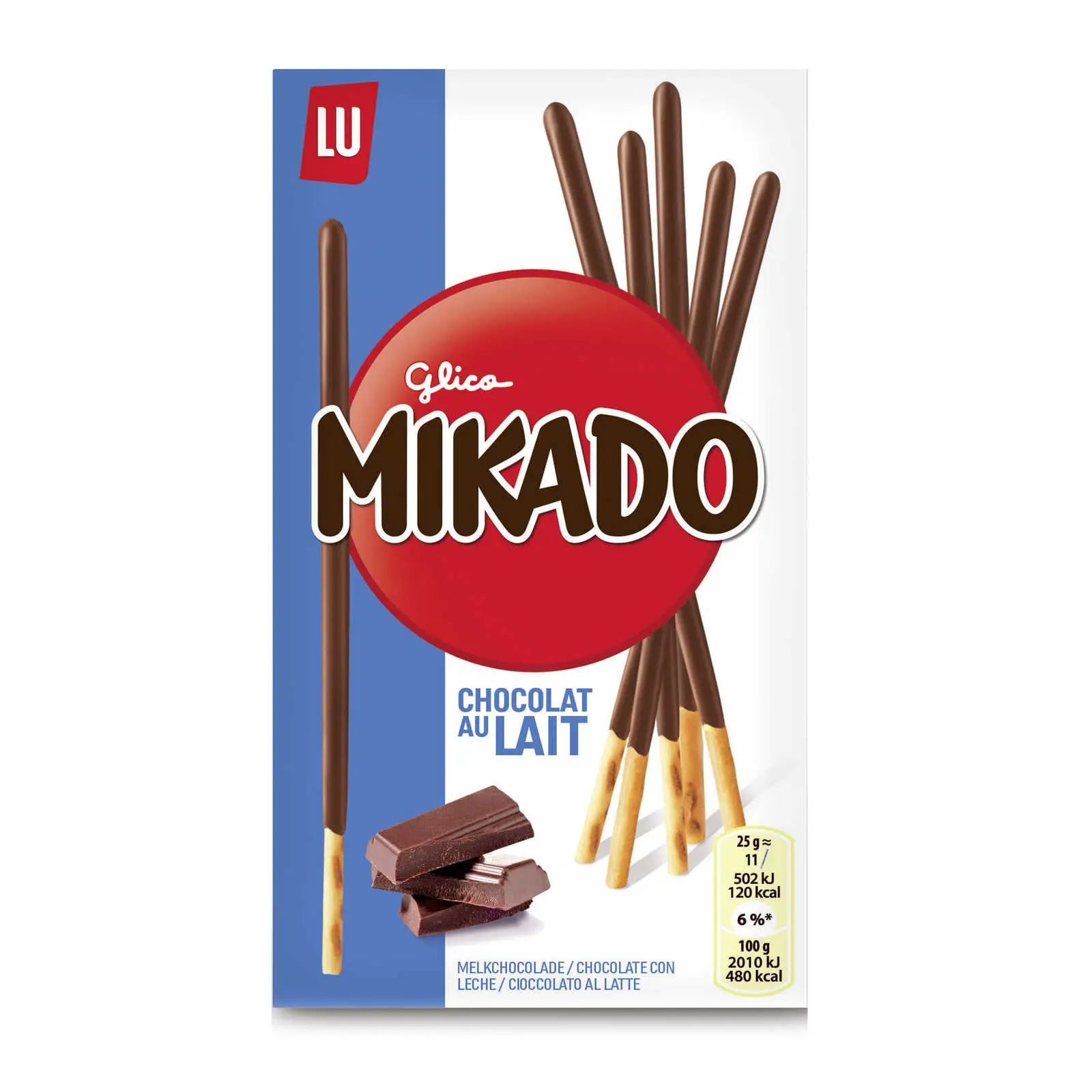Lu Cookies | Mikado Cookies Milk Chocolate | Lu Biscuits | Belgian Cookies | 2,6 Ounce Total