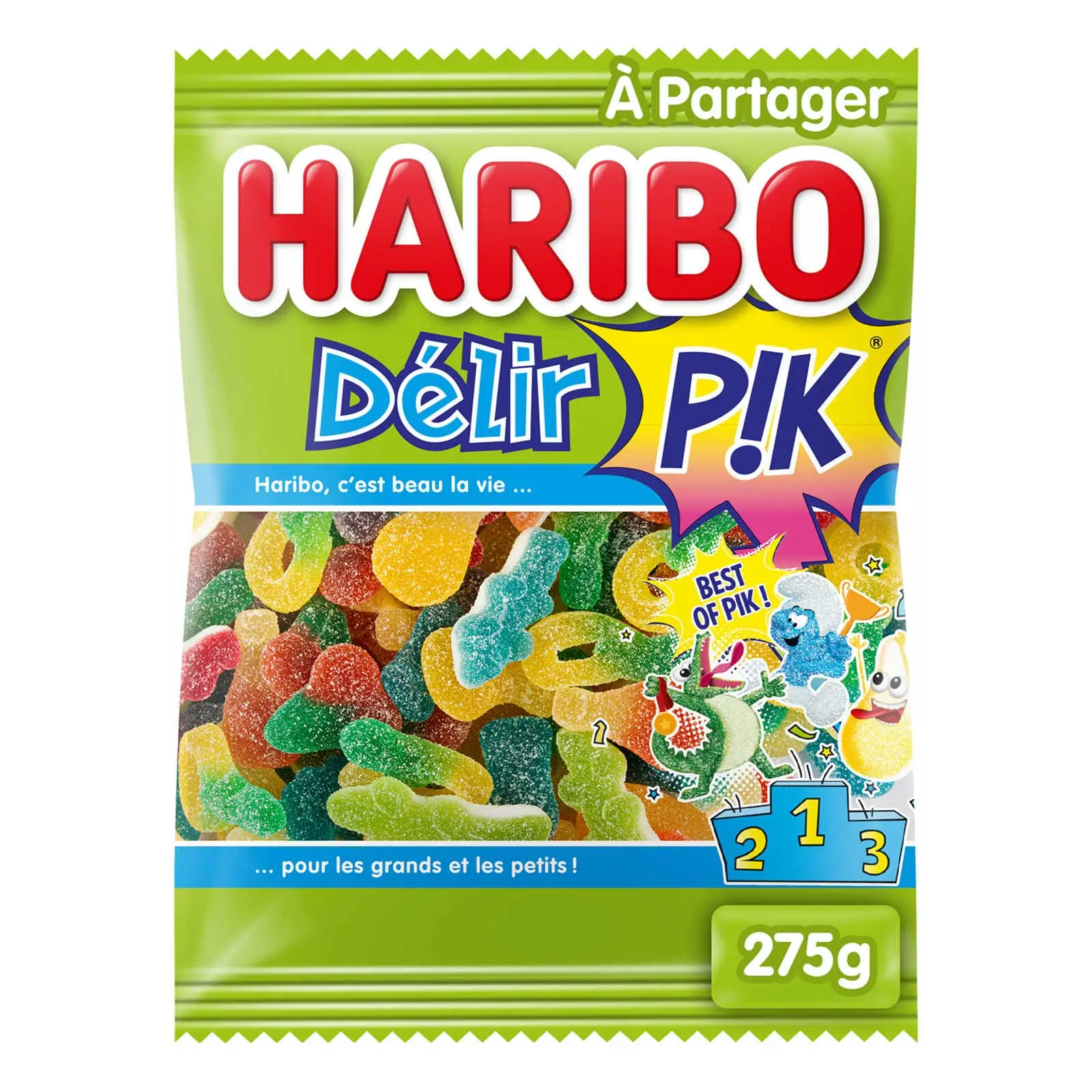 Doces Haribo | Délir P!K | Gomas Haribo | Doces Haribo | 9,7 onças no total
