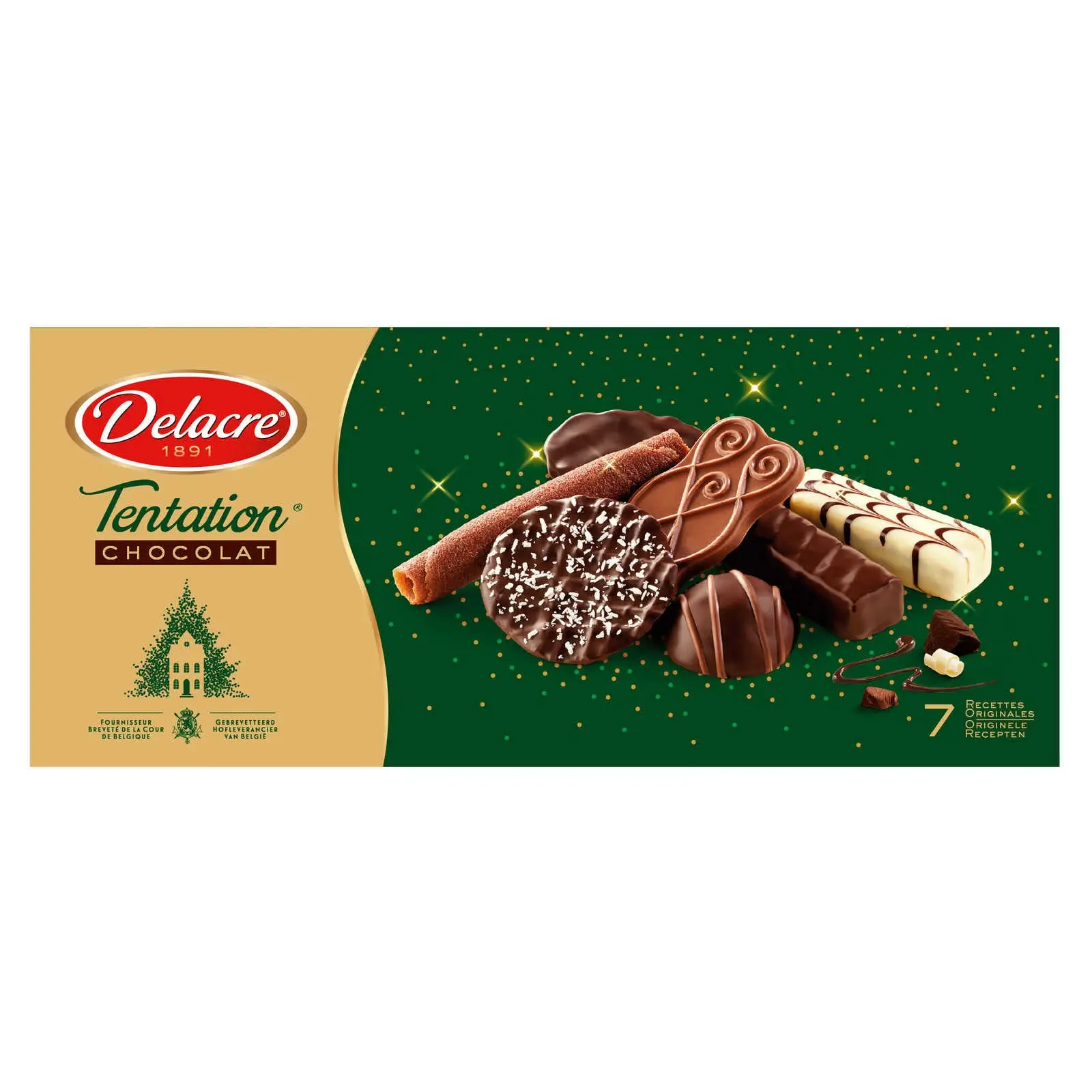 Delacre-Kekse | Tentation Chocolat | Delacre-Kekse | Delacre-Kekse aus Belgien | Insgesamt 5,2 Unzen