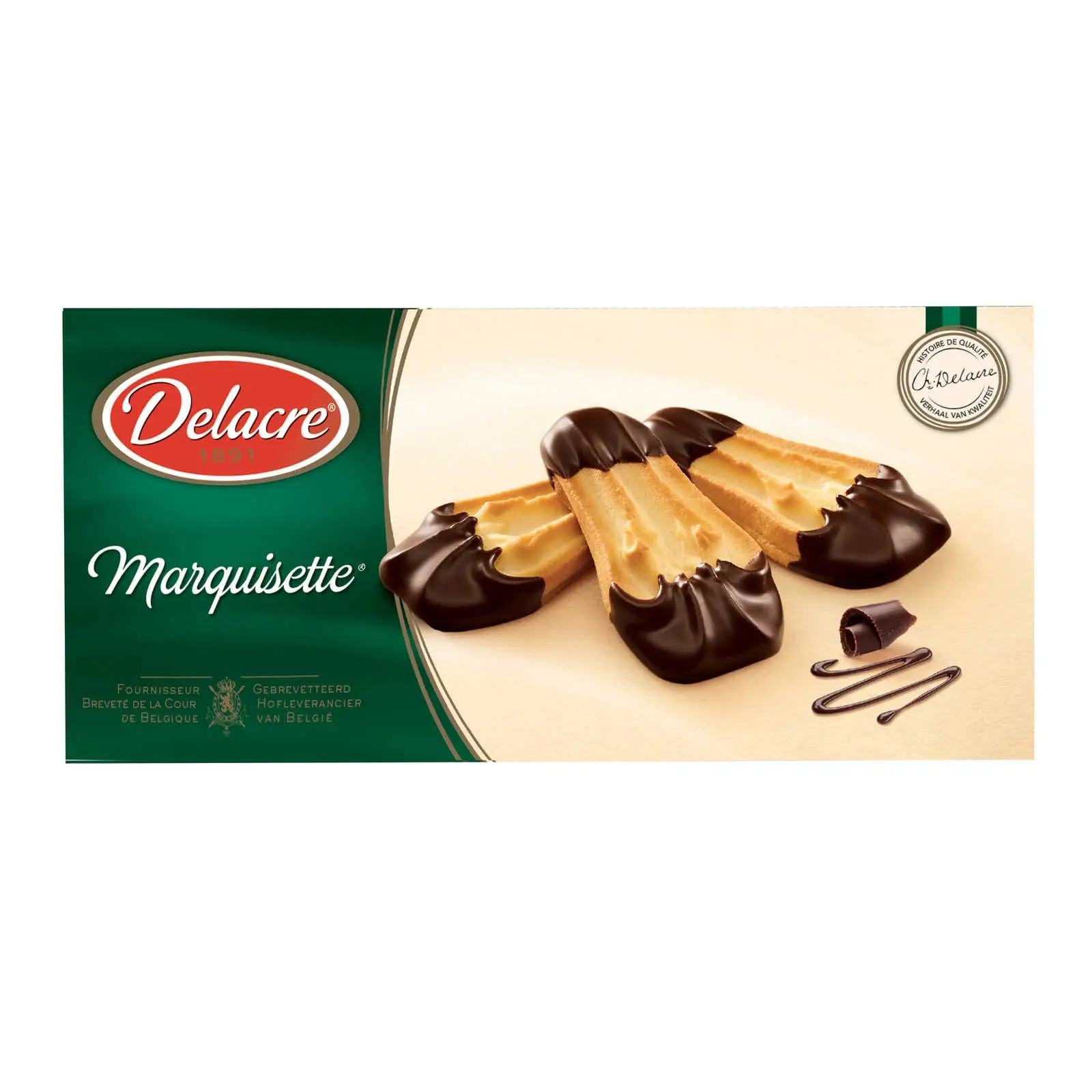 Biscuits Delacre | Marquisette au chocolat belge | Biscuits Delacre | Biscuits belges Delacre | 6,1 onces au total
