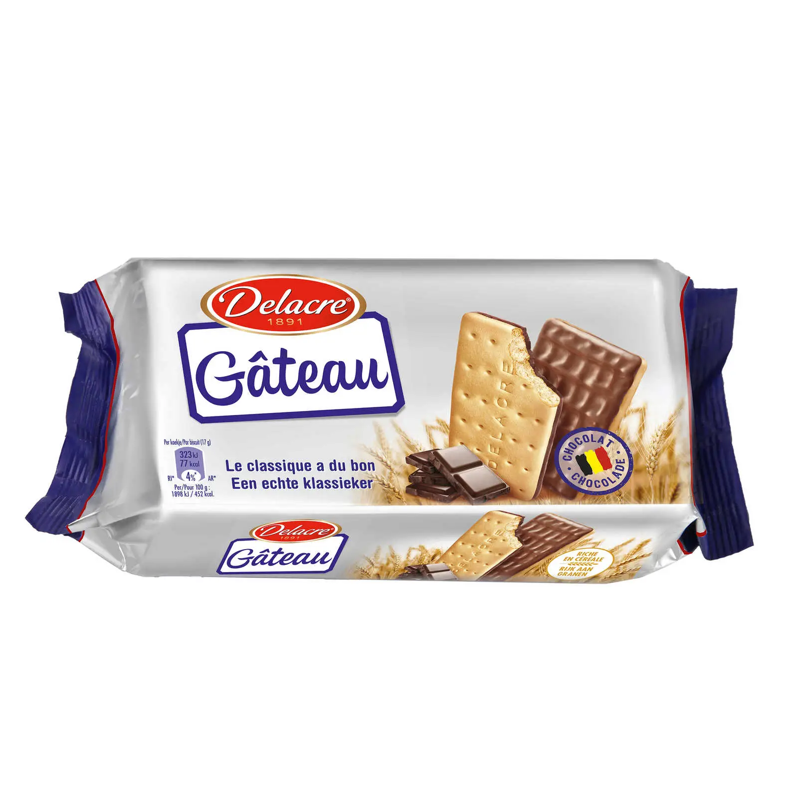 Delacre Cookies | Gâteau Chocolate | Delacre Biscuits | Delacre Belgian Cookies | 7 Ounce Total