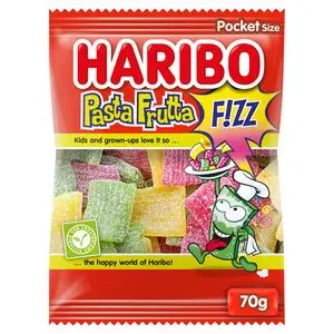 Haribo Candy | Pasta Frutta F!Zz Pocket Size | Haribo Gummies | Haribo Sweets | 2,4 Ounce Total - Image 2