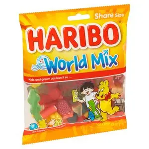 Haribo World Mix | Gomas Haribo | Doces Haribo | Total 7,9 onças - Image 2