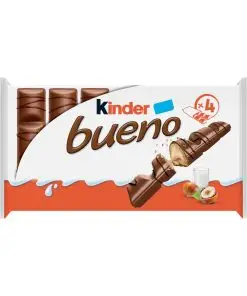 Kinder Chocolate | Bueno 4 Pcs | Kinder Bars | Kinder Chocolate Bars | 6 Ounce Total